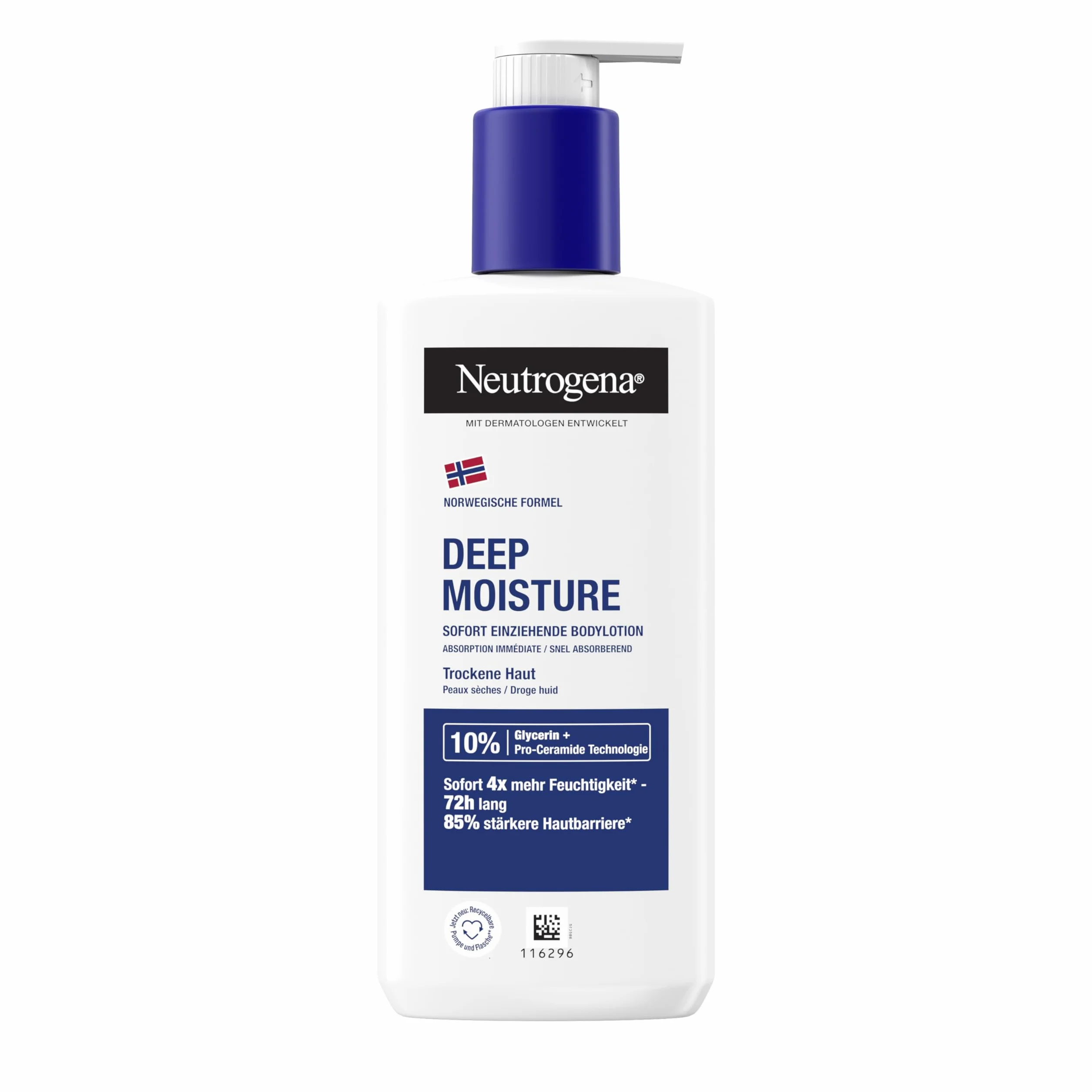 Neutrogena Deep Moisture balsam do ciała dla suchej skóry, 250 ml
