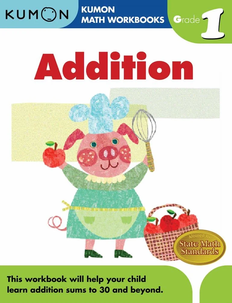 Grade 1 Addition (Kumon Math Workbooks)