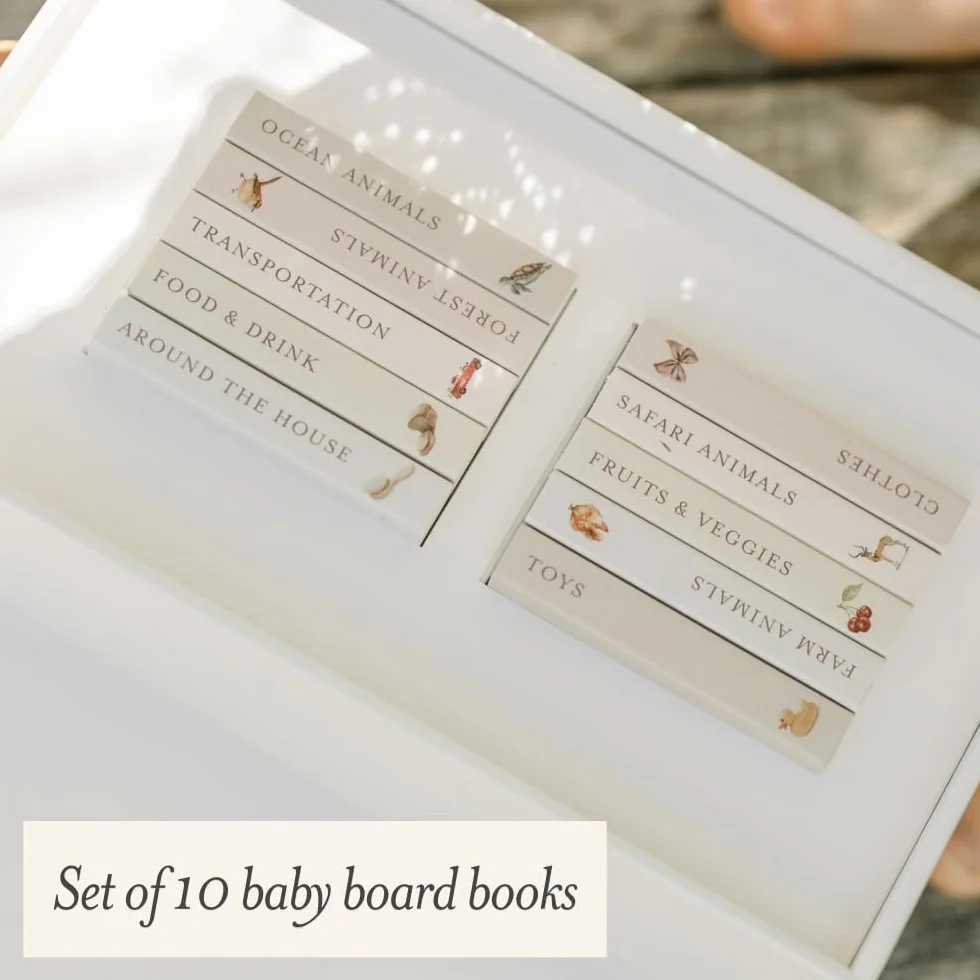 Our Very Little Library Board Book Set: A Foundational Language Vocabulary Board Book Set for Babies: 9