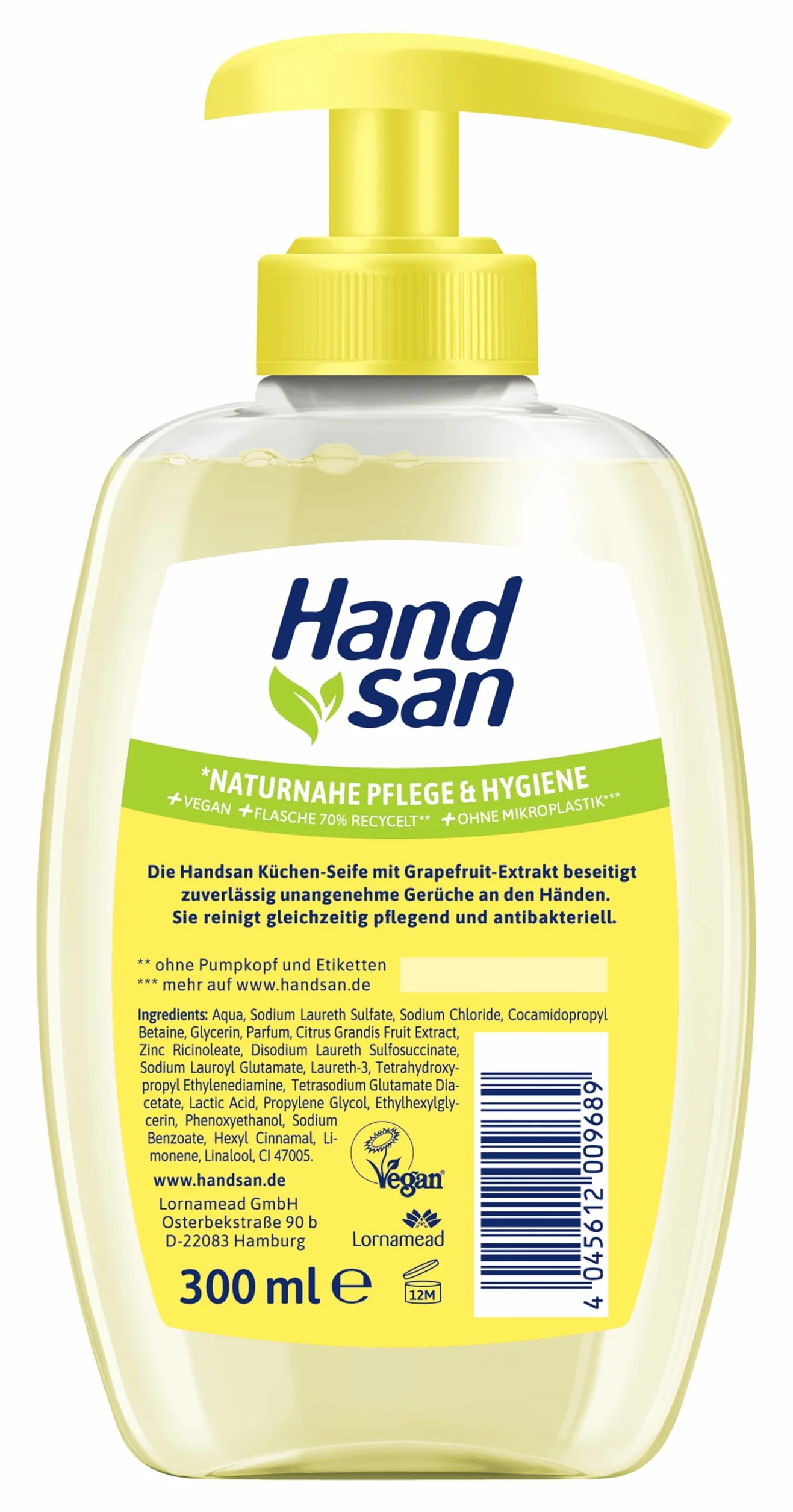 Handsan Mydło w płynie do kuchni z gliceryną i ekstraktem z grejpfruta 300 ml