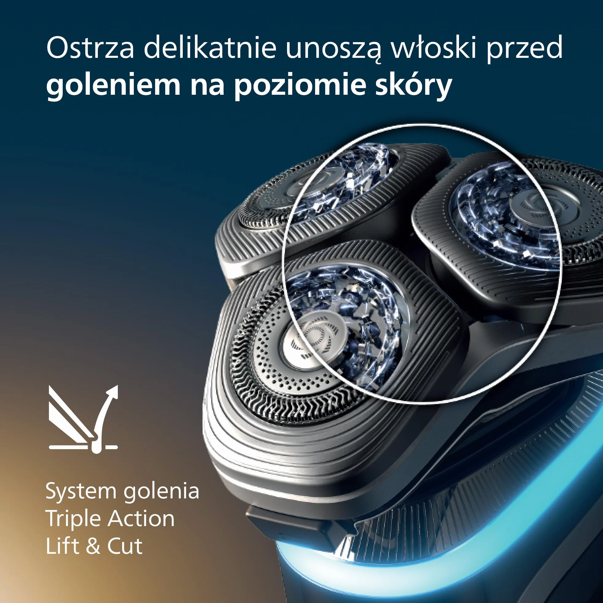 Philips Shaver i9000 Prestige golarka elektryczna Skin IQ Triple Lift Cut SteelPrecision 360º XP9205/30