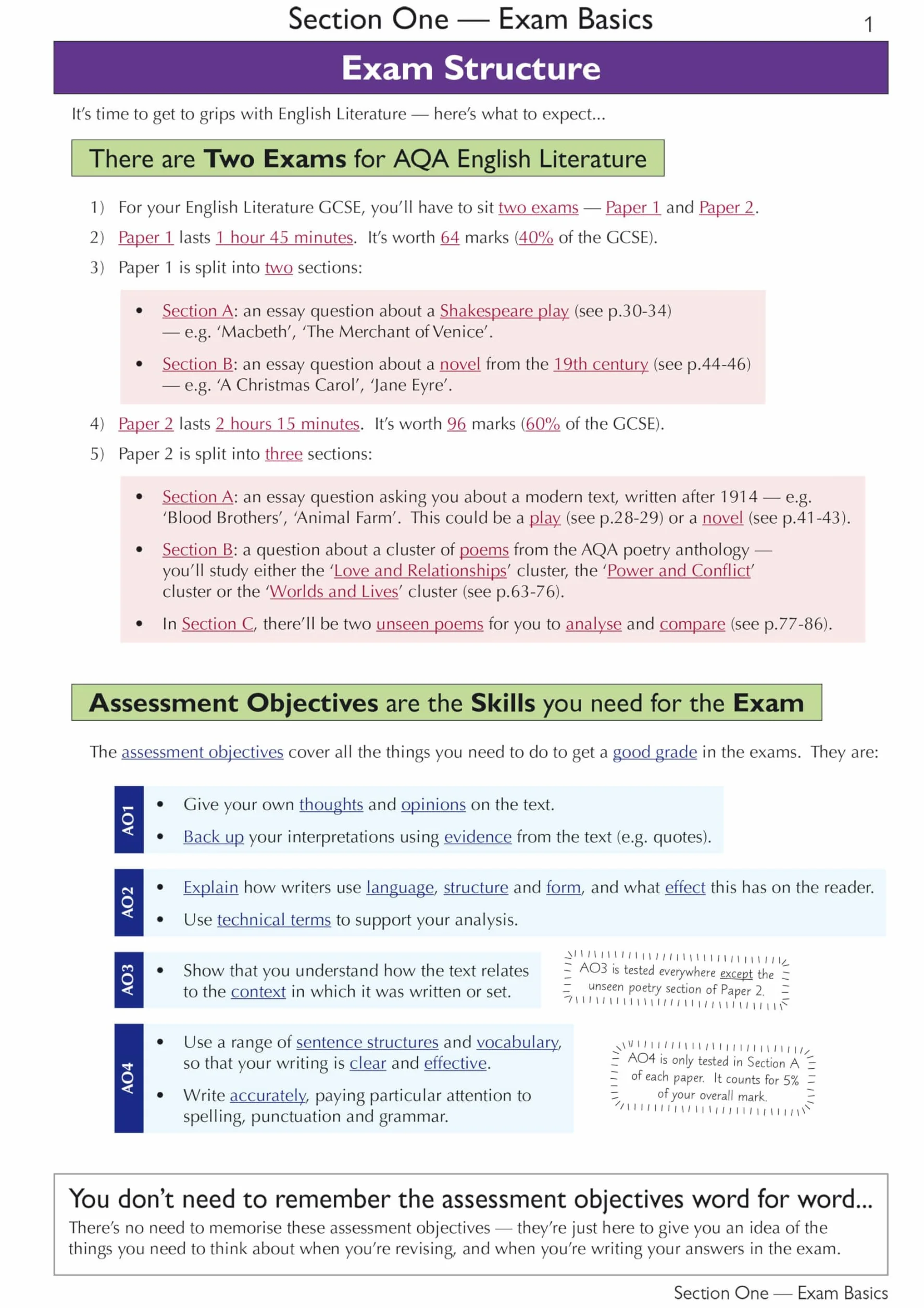 GCSE English Literature AQA Complete Revision & Practice - includes Online Edition