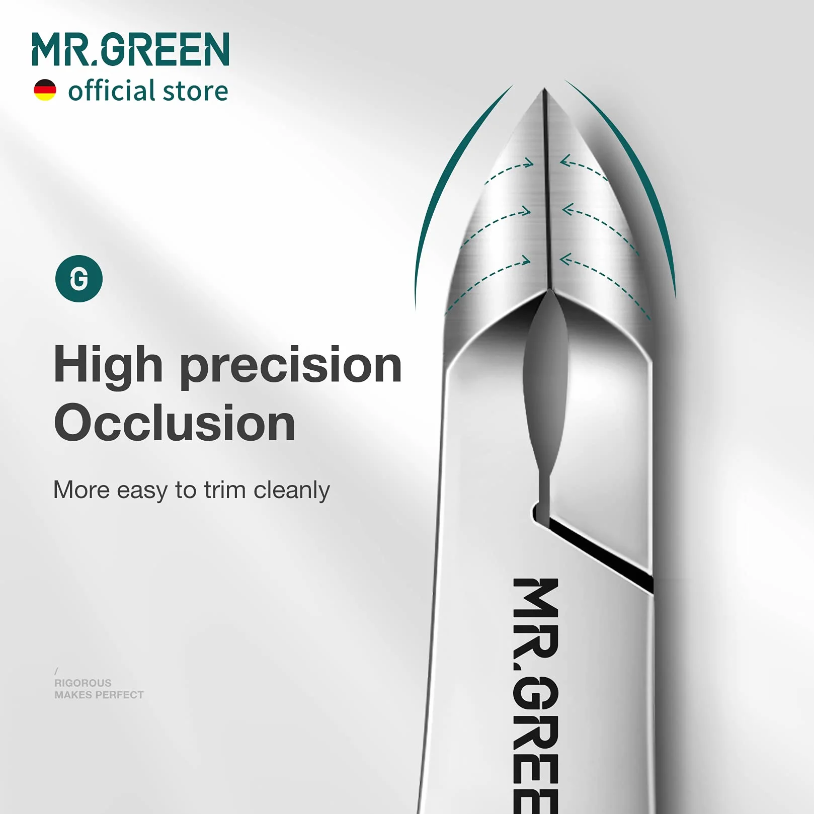 MR.GREEN Profesjonalne Szczypce do Skórek ze Stali Nierdzewnej, Trymer do Skórek do Usuwania Nadmiaru Martwego Naskórka (Nożyczki do Skórek)