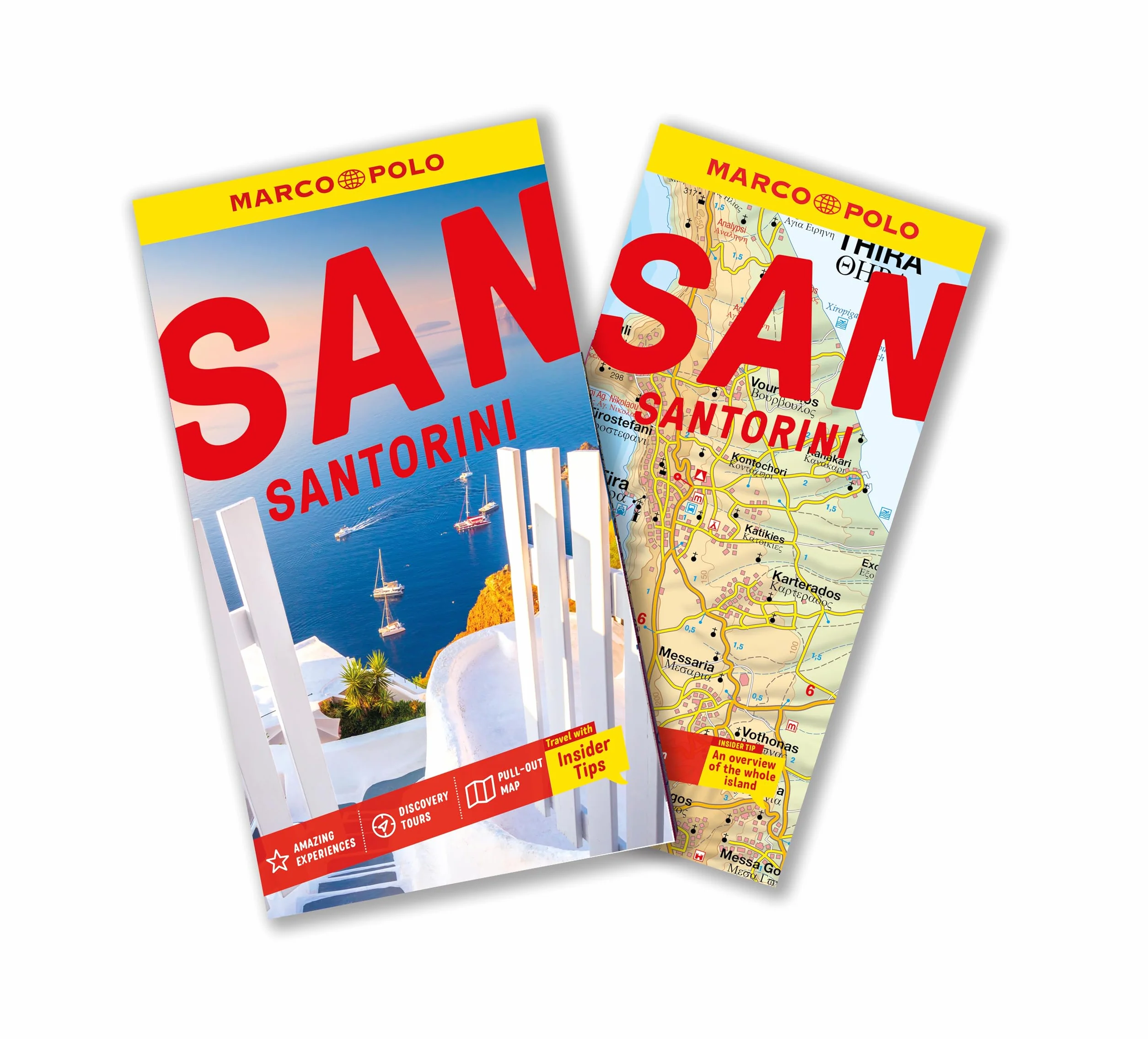 Santorini Marco Polo Pocket Travel Guide - with pull out map