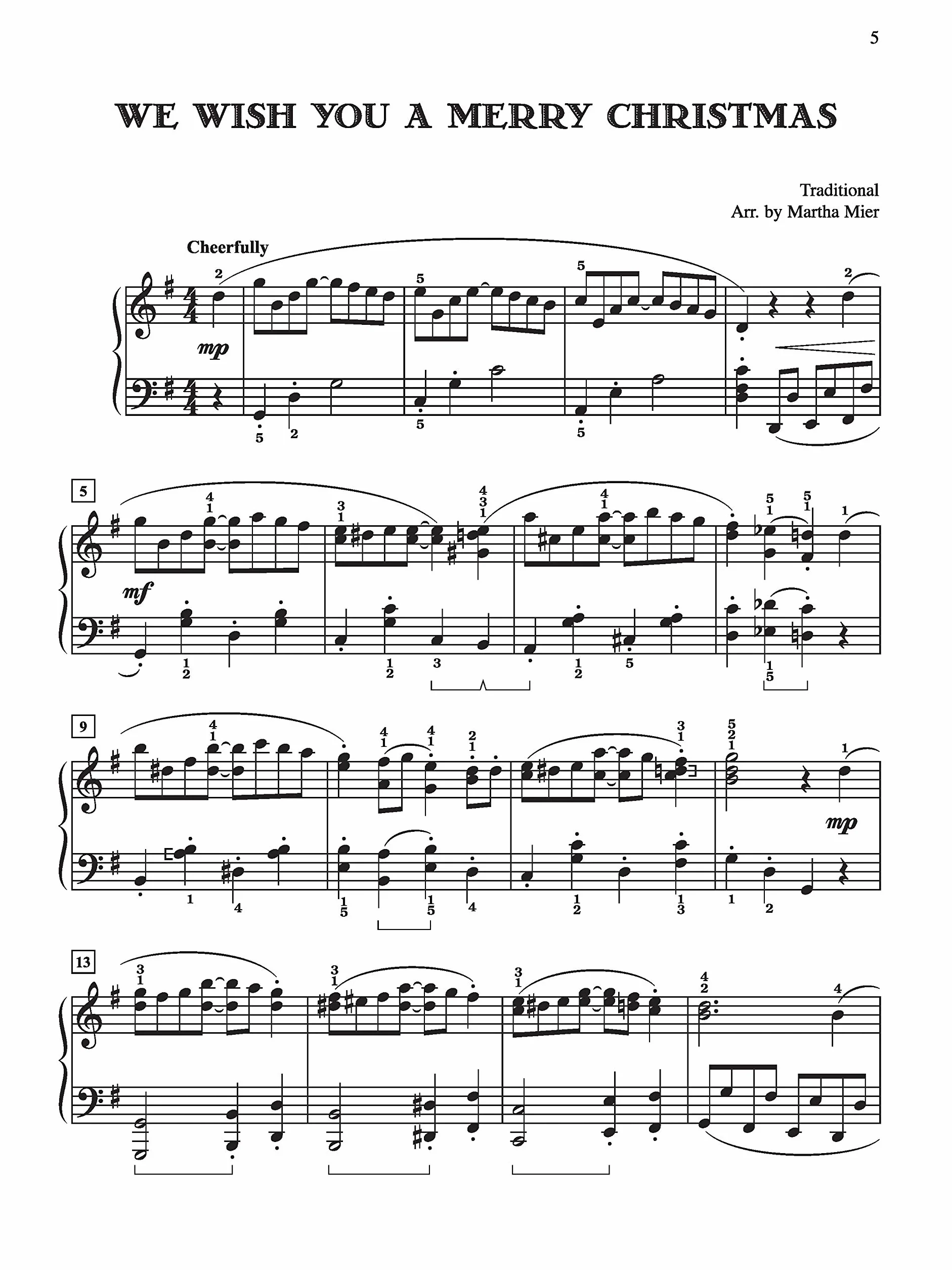 Christmas Jazz, Rags & Blues, Book 5: 8 Arrangements of Favorite Carols for Late Intermediate to Early Advanced Pianists