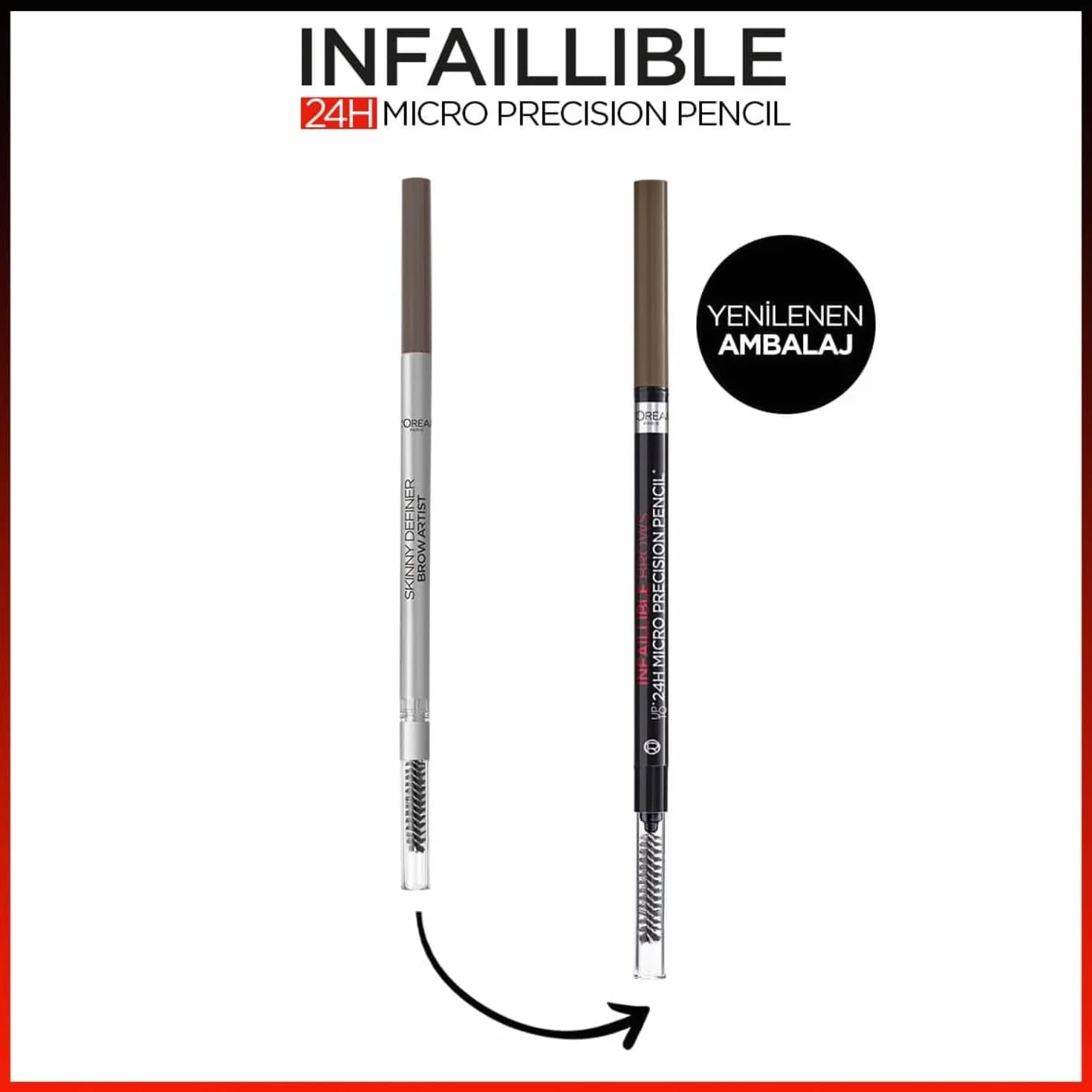 L'Oréal Paris Brow Artist Skinny Definer Kredka do brwi 105 Brunette 4,5 g