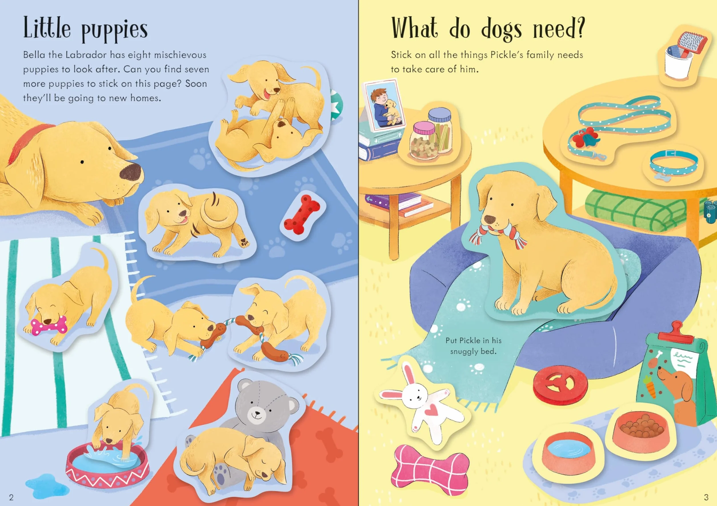 Little First Stickers Dogs and Puppies