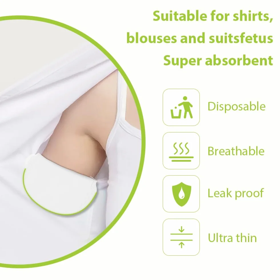 LOPHE antyperspiracyjna łatka pod pachy 80 sztuk jednorazowa niewidzialna ochrona