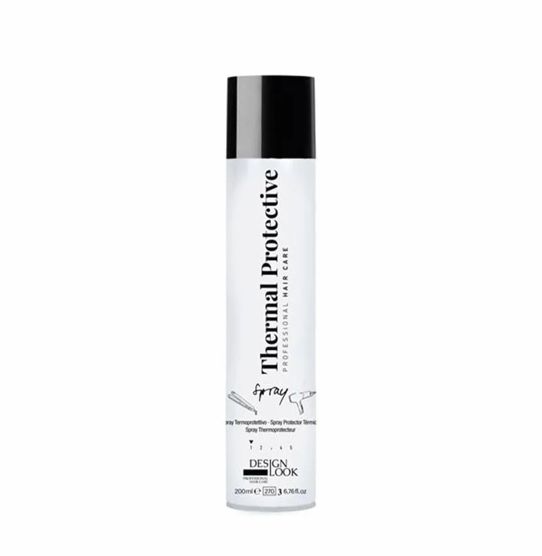 DESIGN LOOK Ochrona termiczna w sprayu 200 ml zaawansowana ochrona przed wysoką temperaturą żelazka i suszarek