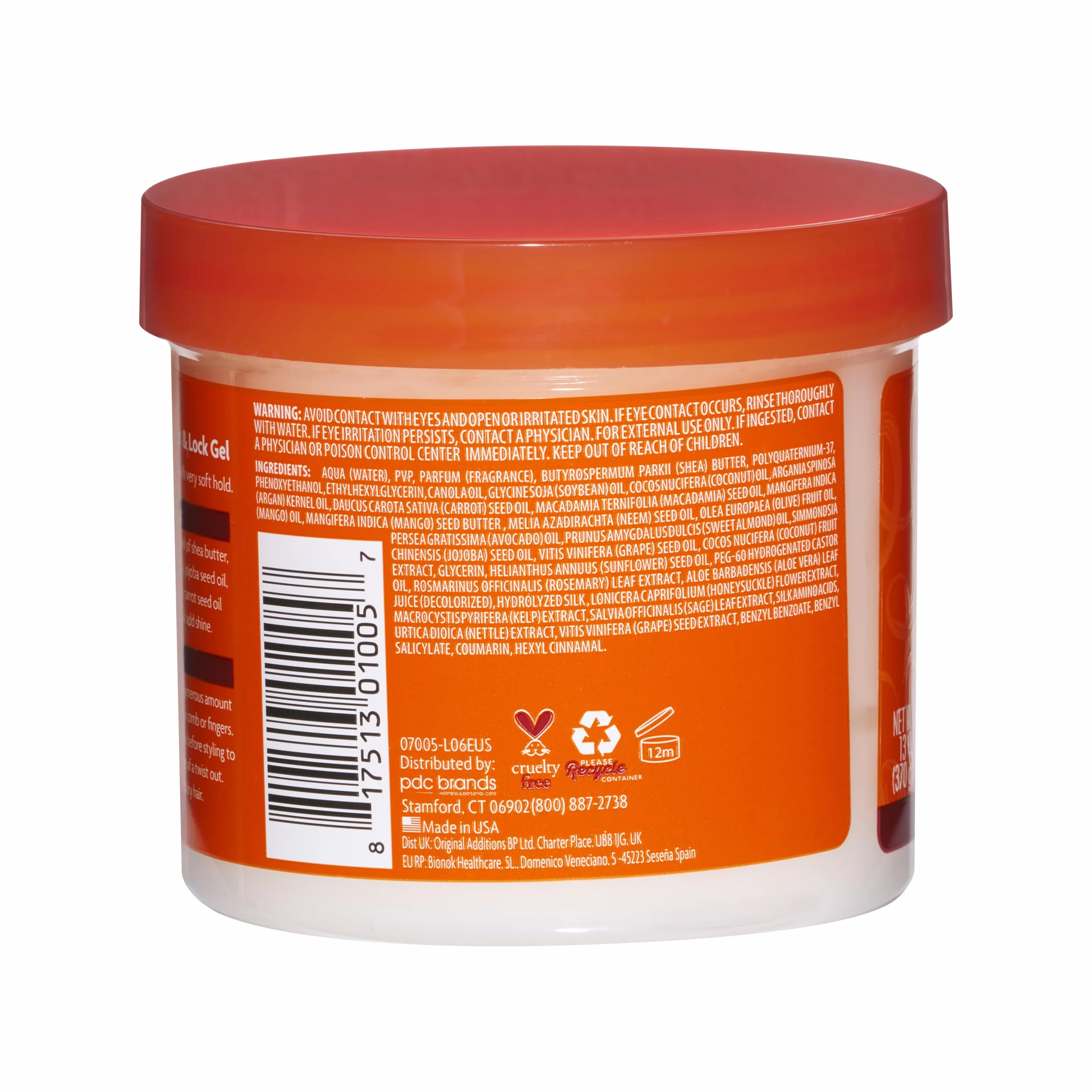 Cantu Żel z Masłem Shea Nawilżający Fale i Loki, 370 g