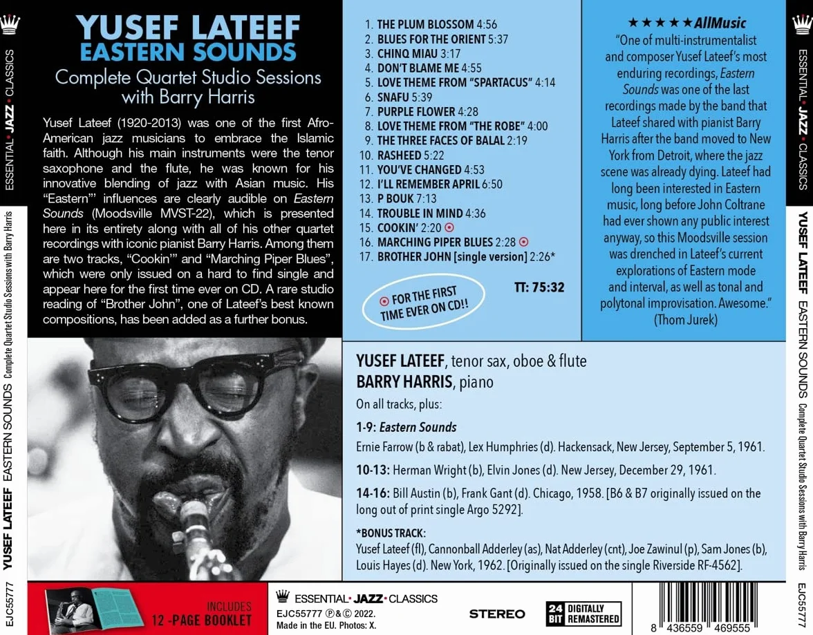 Eastern Sounds: Complete Quartet Studio Sessions With Barry Harris [Bonus Tracks Edition]