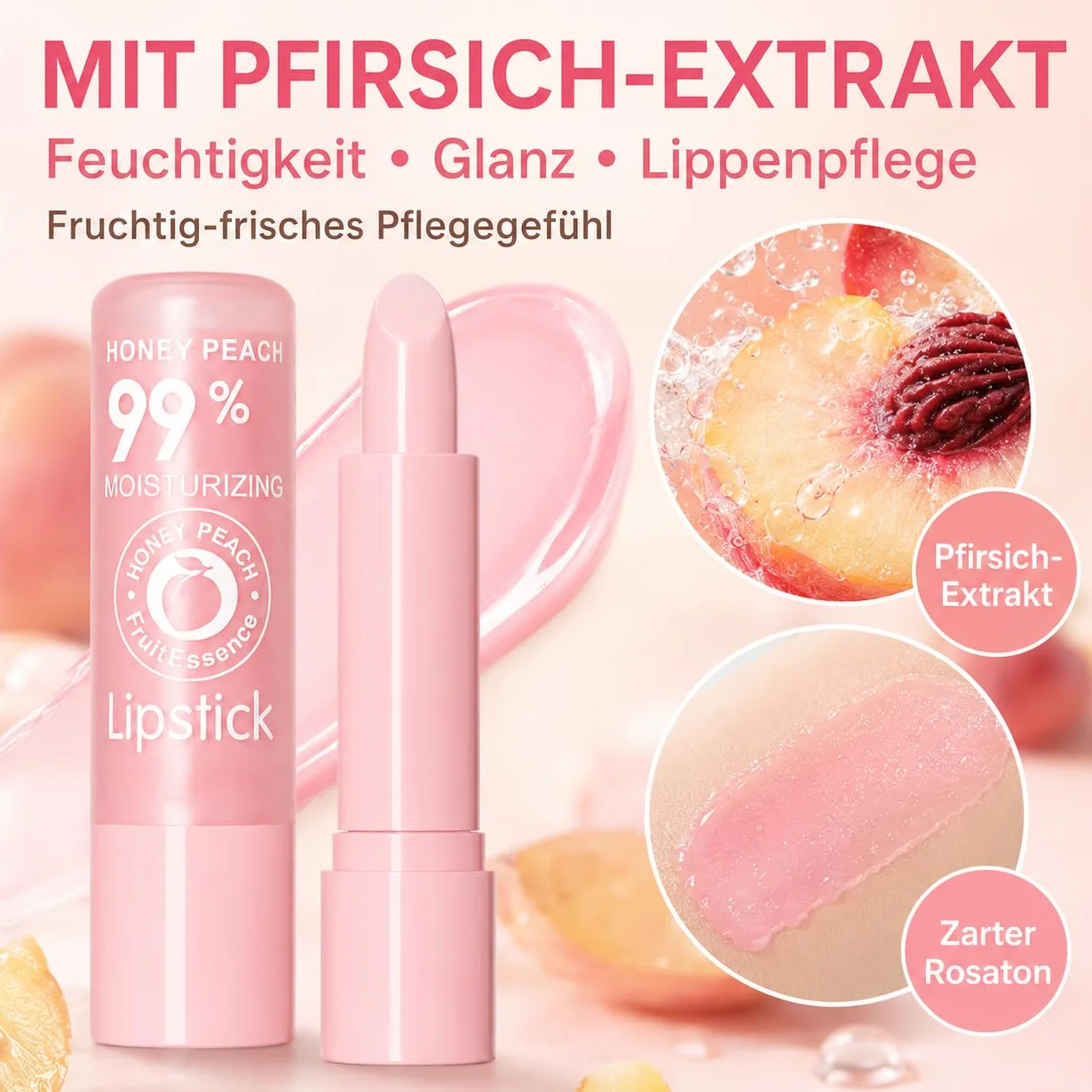 Magiczna zmiana koloru balsam do ust 3 sztuki zestaw szminek nawilżająca pomadka wodoodporna różowy