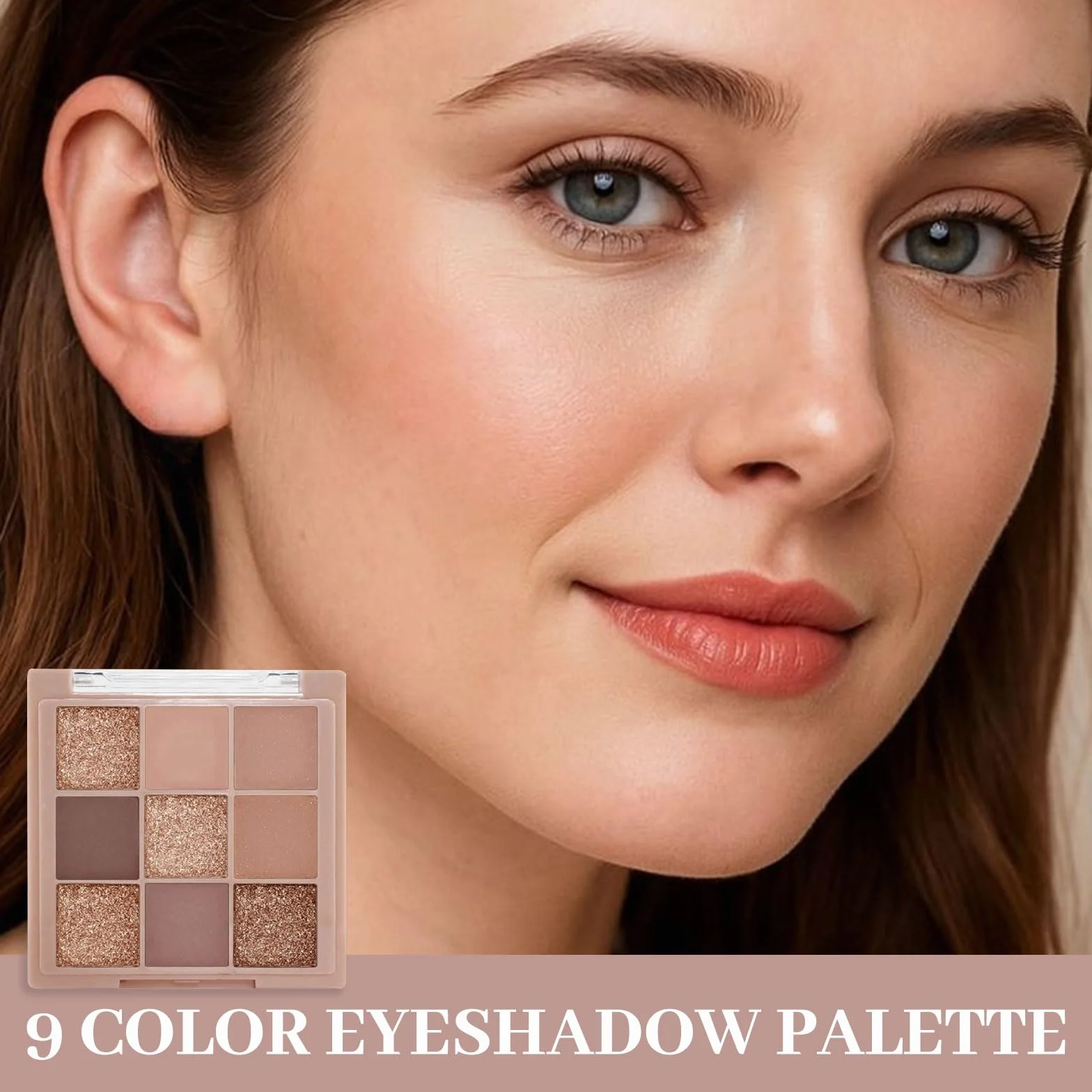 Paleta cieni do powiek 9 odcieni nude naturalne trwałe #05