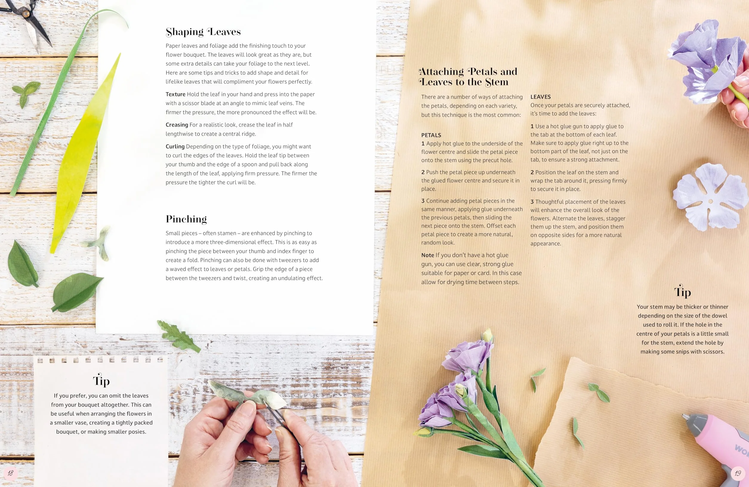 The Bouquet in a Book: Spring: Pre-Punched Pages to Press Out and Make Paper Flowers: 3
