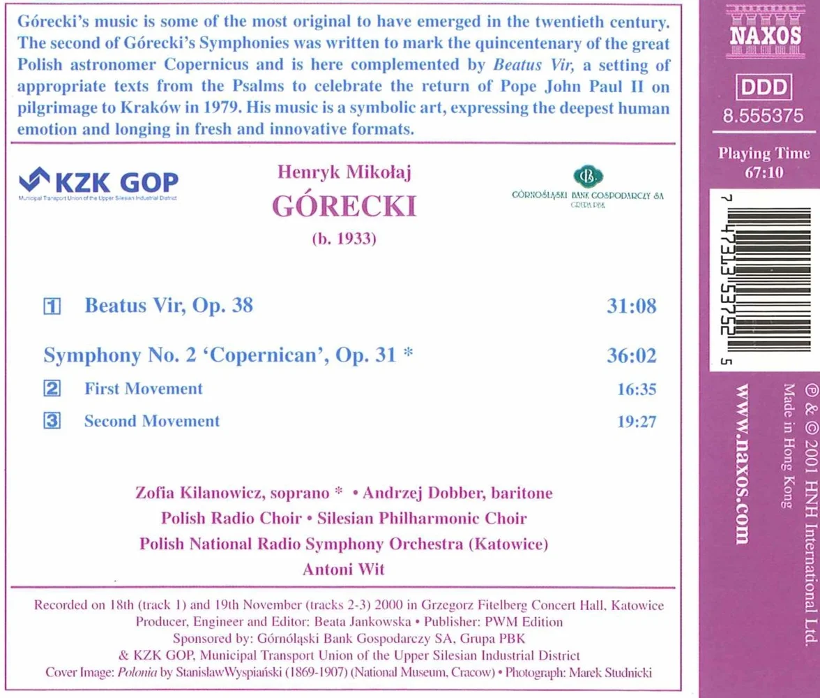 Polish National Radio Symphony Orch - Symphony 2 / Beatus Vir