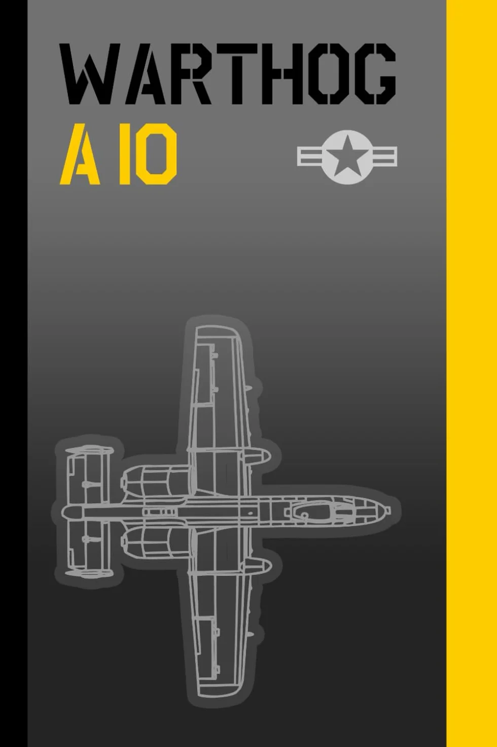 A-10 Warthog Grid Notebook | 100 Pages | Squared Paper Journal | Graph Ruled Notebook