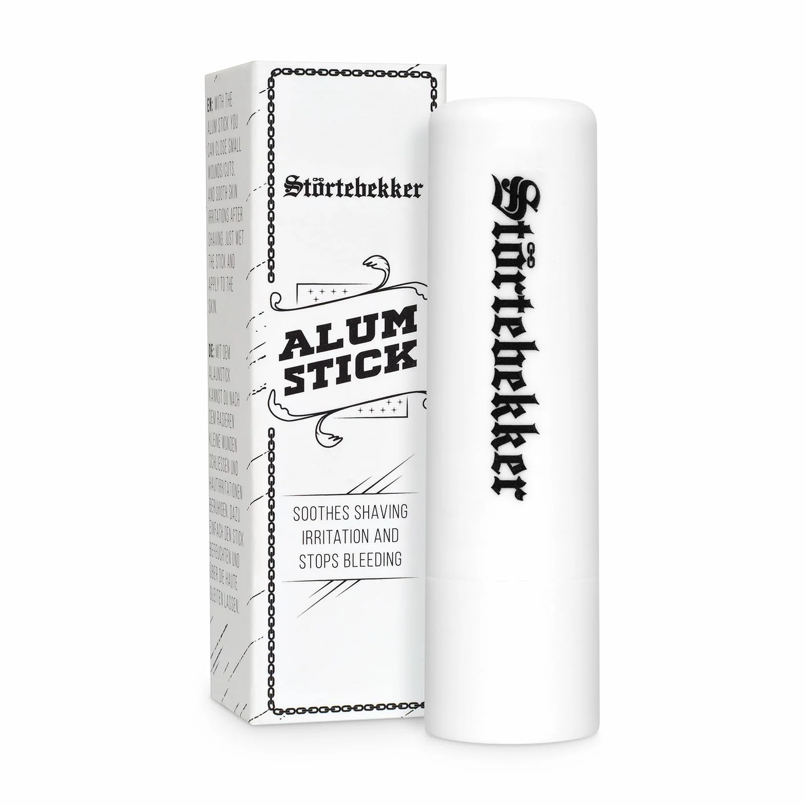 Störtebekker Premium sztyft ałunowy – naturalny środek po goleniu, blok z aluminium potasowego