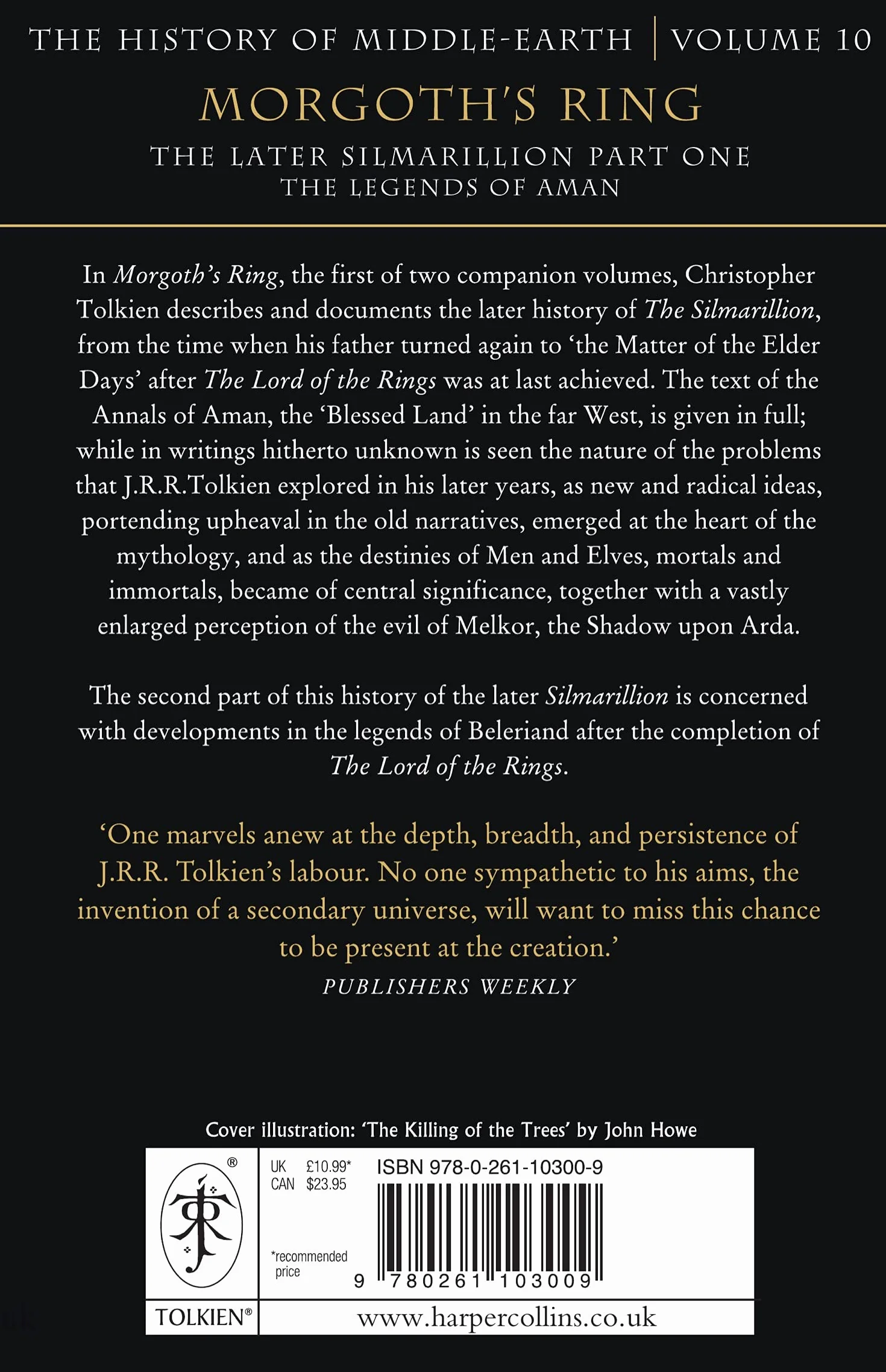 Morgoth’s Ring: The History of Middle-Earth 10: Book 10