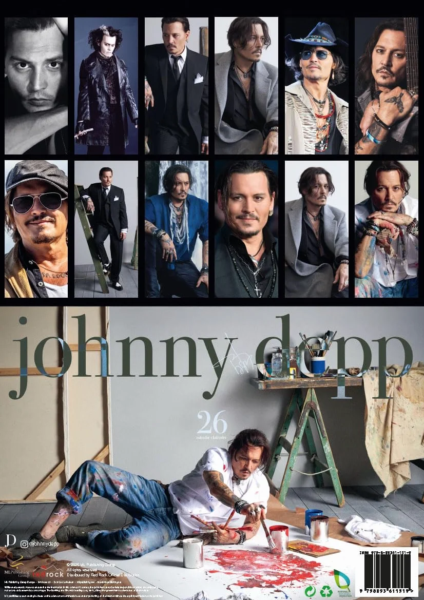 Johnny Depp 2026 - Calendrier - Calendario