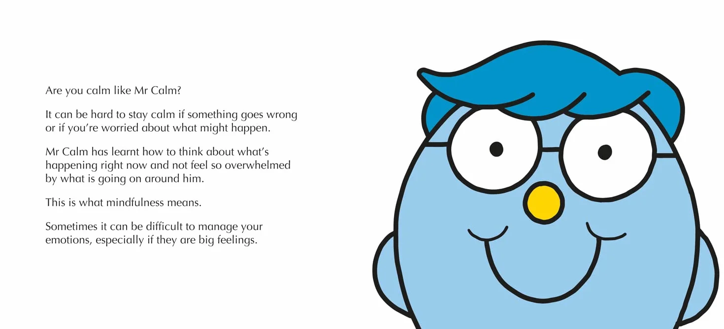 Mr. Men Little Miss: Find Calm: A New Book for 2023 about Mindfulness from the Classic Illustrated Children’s Series about Feelings