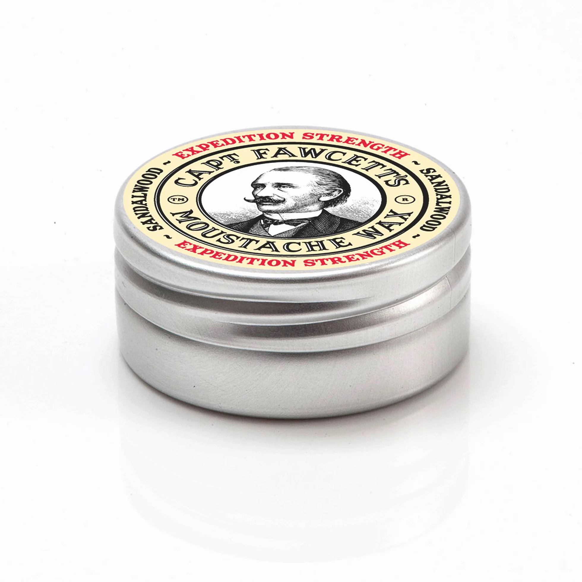 Captain Fawcett Expedition Strengh wosk do wąsów z drewna sandałowego 15 ml