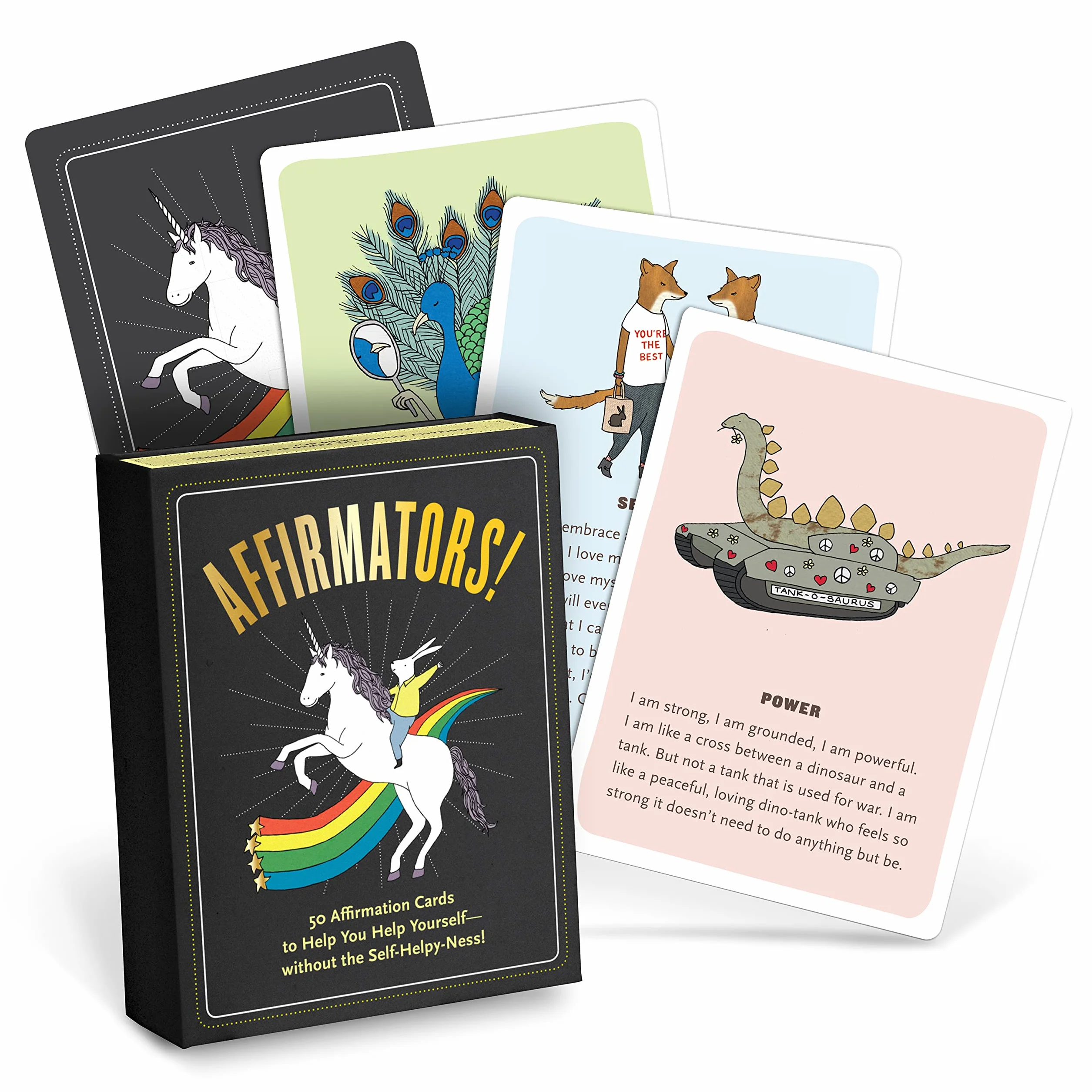 Affirmators! 50 Affirmation Cards Deck Self-Help