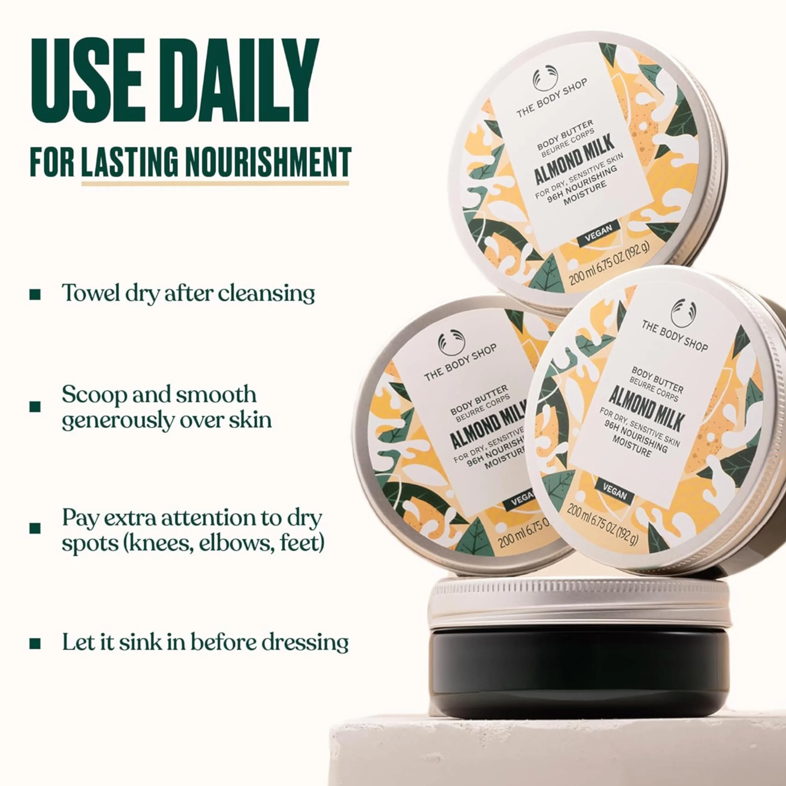 The Body Shop Almond Milk & Honey masło do ciała 200 ml