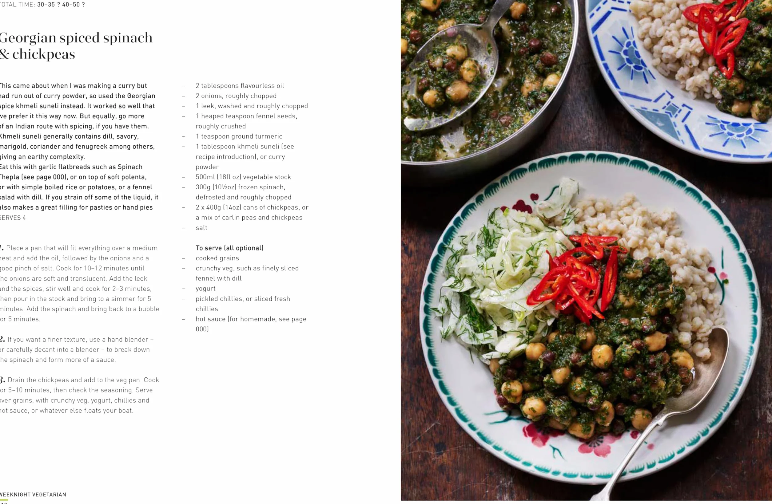 Weeknight Vegetarian: Easy vegetable recipes for lunch & dinner