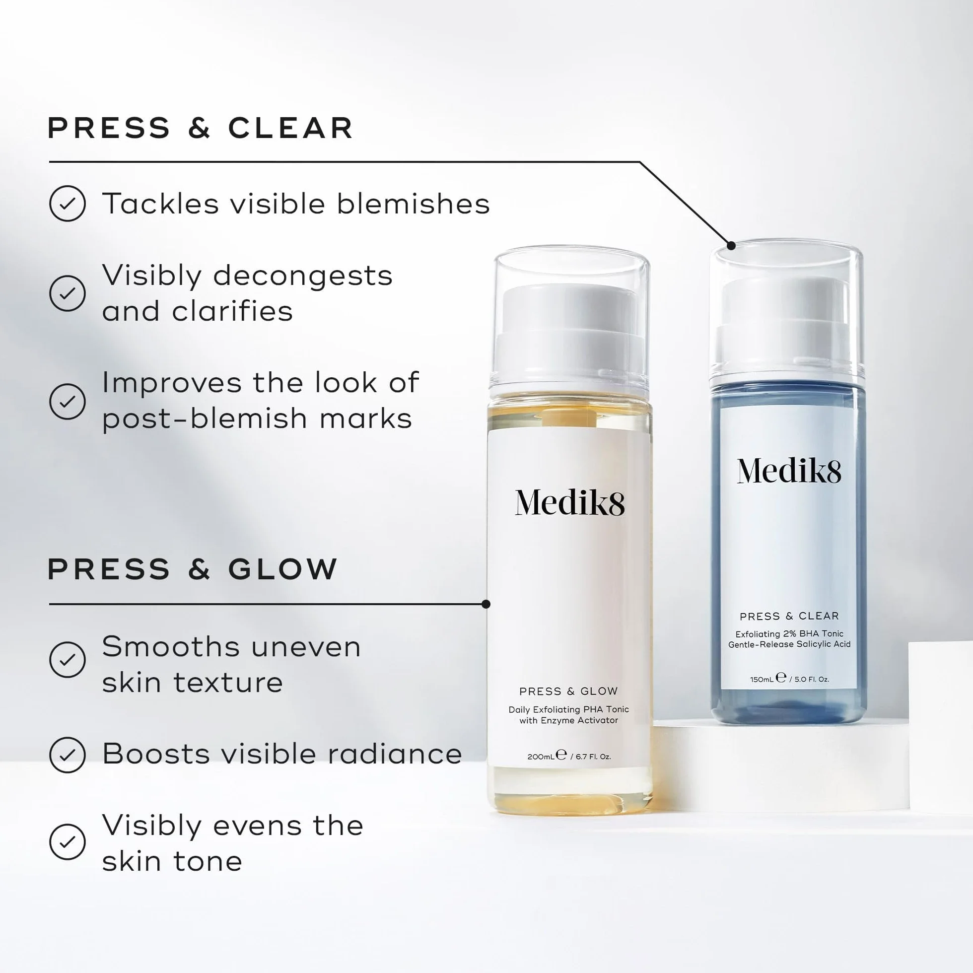 Medik8 Press & Glow 200 ml Opakowanie uzupełniające