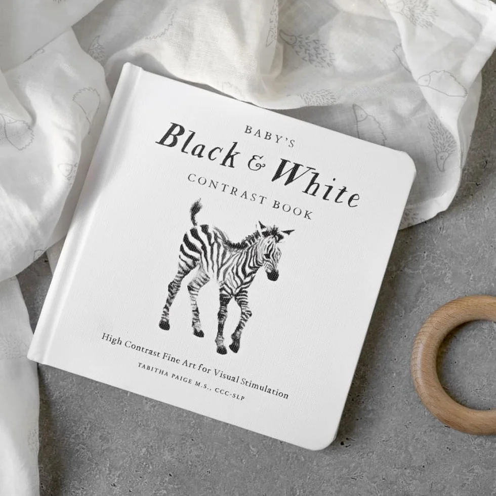 Baby's Black and White Contrast Book: High-Contrast Art for Visual Stimulation at Tummy Time: 4