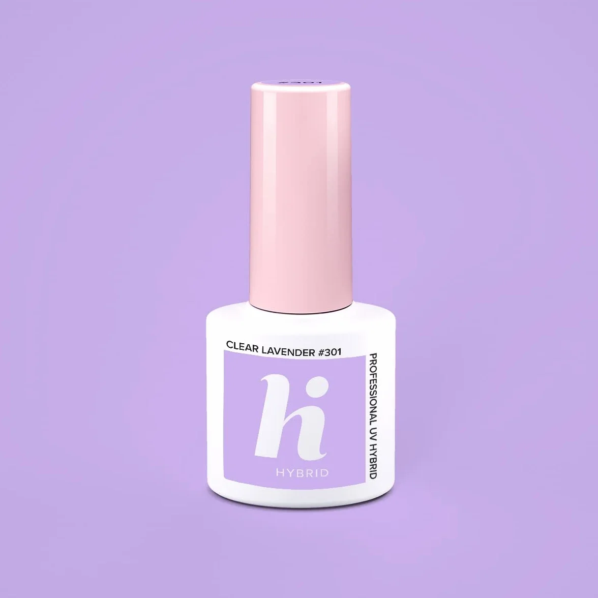 HI HYBRID Lakier Hybrydowy 301 Clear Lavender