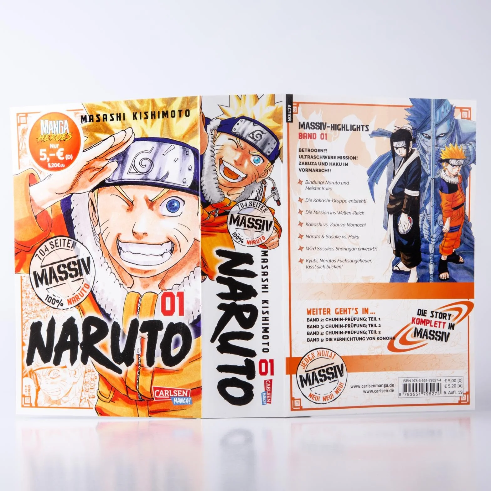 NARUTO Massiv 1: Die Originalserie als umfangreiche Sammelbandausgabe!