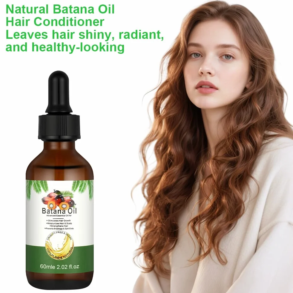 Olejek Batana do porostu włosów 60 ml czysty naturalny odżywczy wzmocnienie skóry głowy