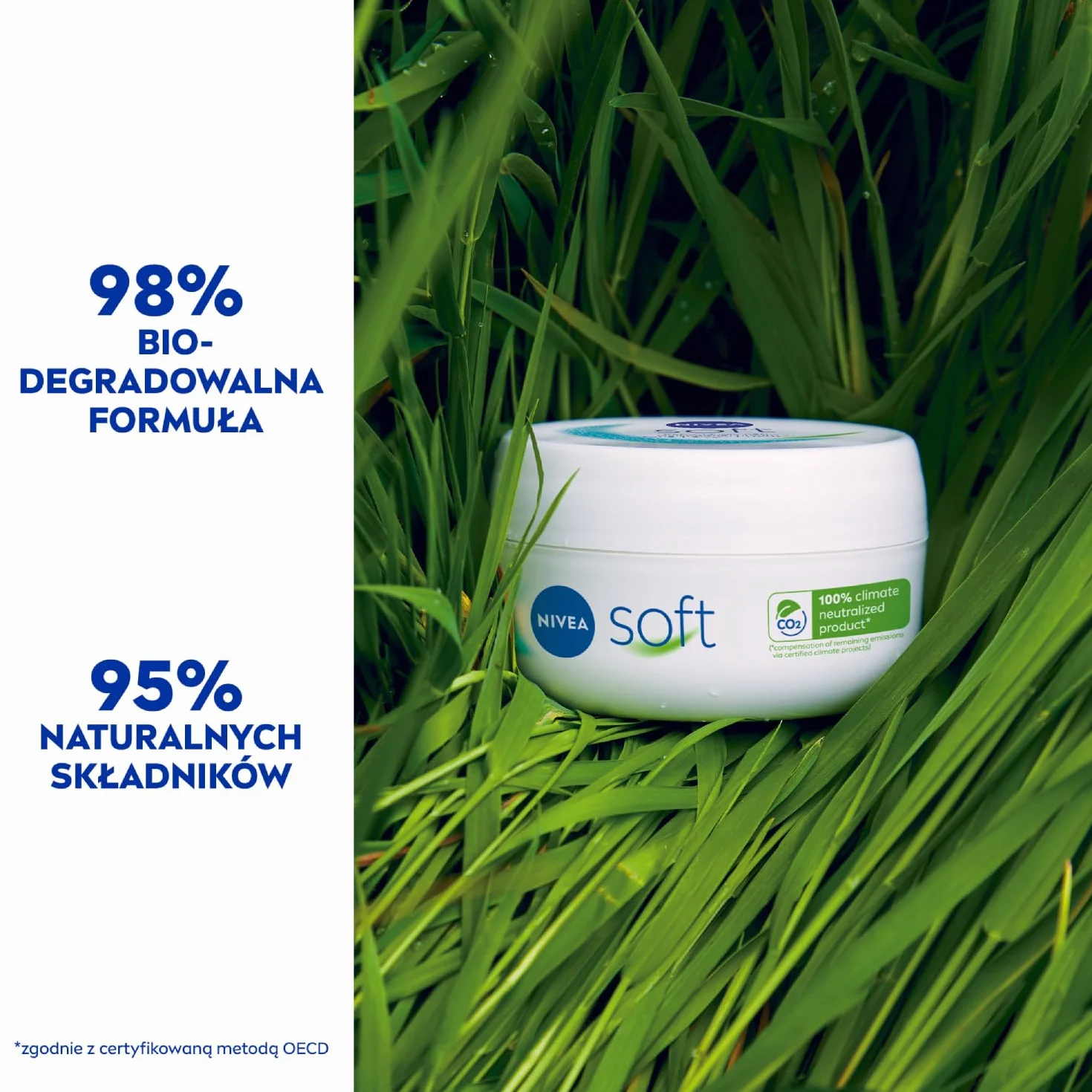 NIVEA Soft Intensywnie nawilżający krem do ciała i rąk 50 ml