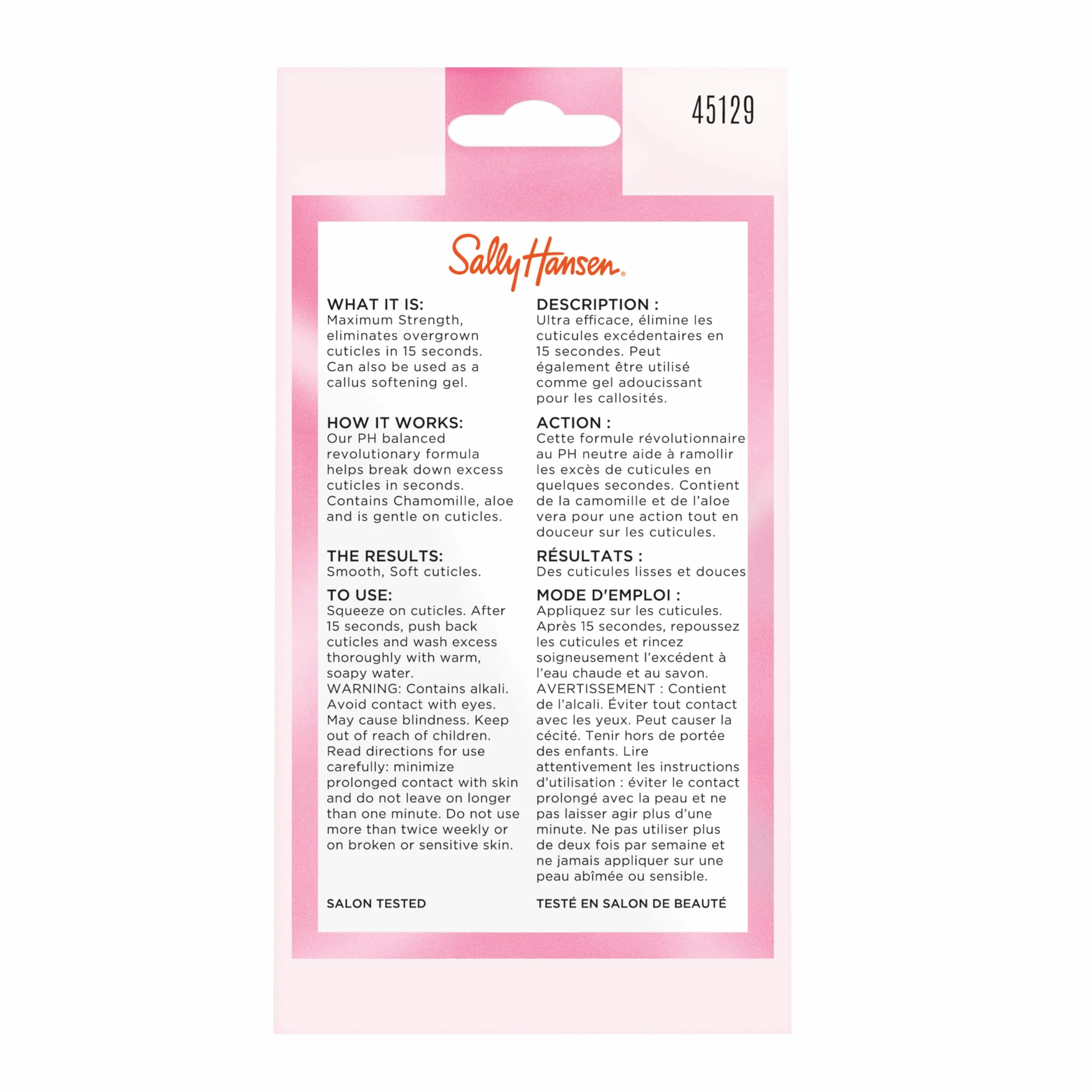 Sally Hansen Instant Cuticle Remover żel do usuwania skórek