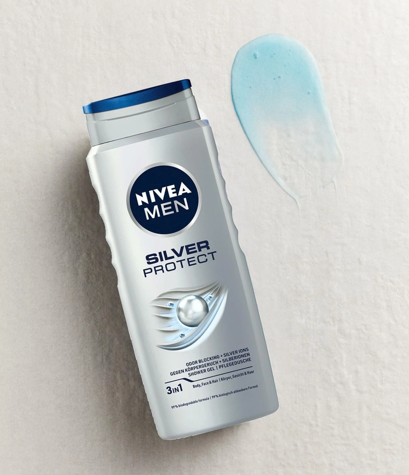 NIVEA MEN Silver Protect Antybakteryjny żel pod prysznic 500 ml
