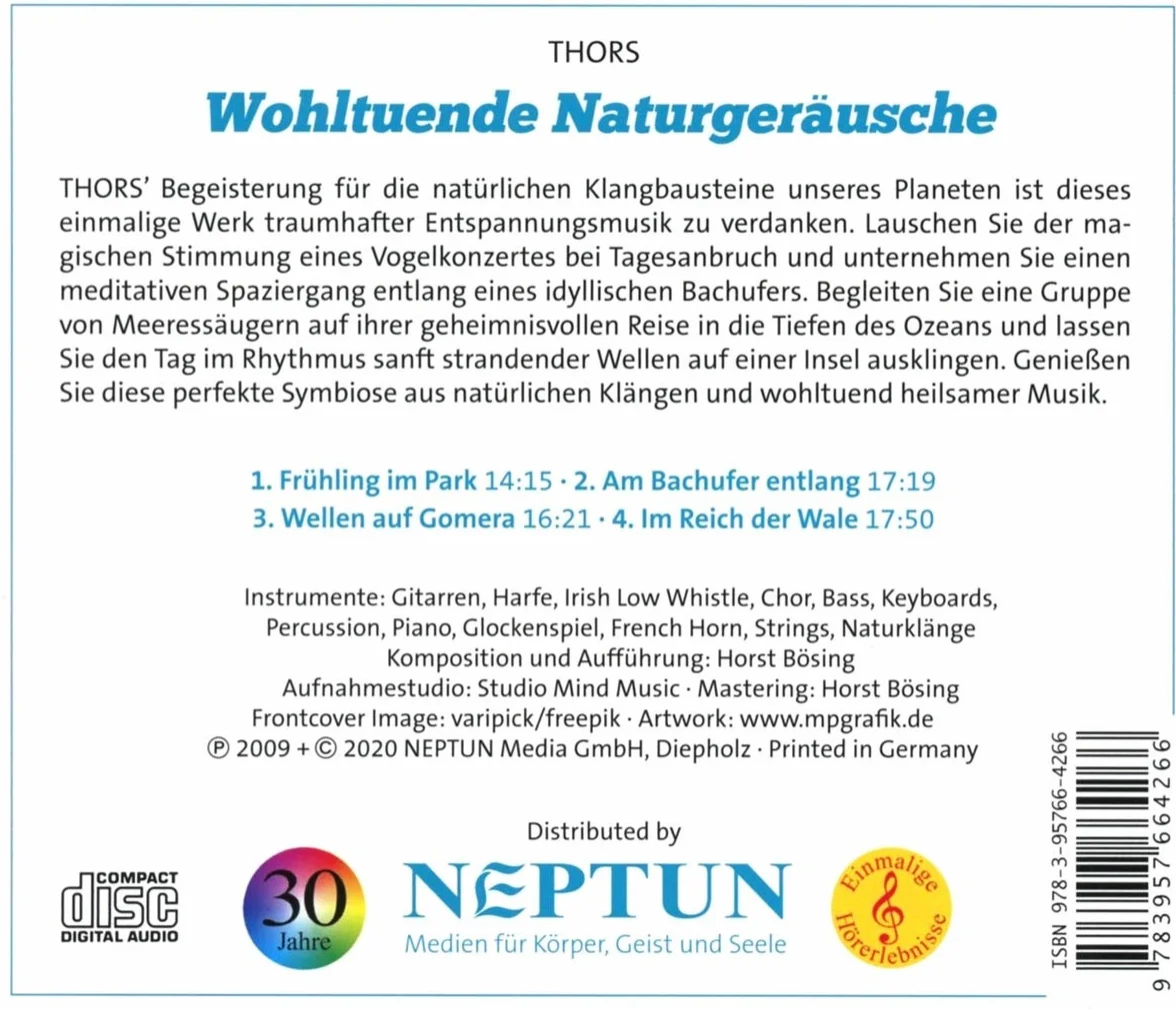 Wohltuende Naturgeräusche: Naturgeräusche mit traumhafter Entspannungsmusik