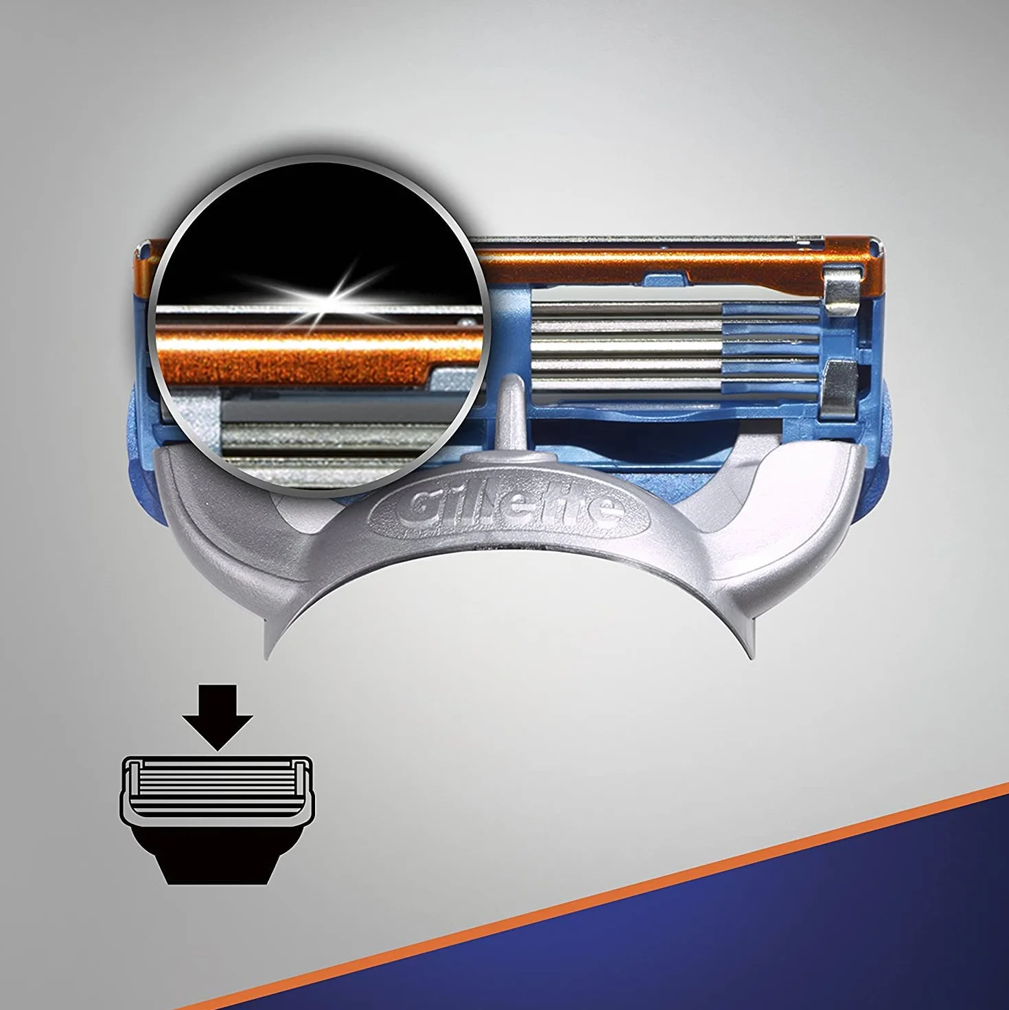 Gillette Fusion 5 Zestaw Wymiennych Ostrzy 8 sztuk