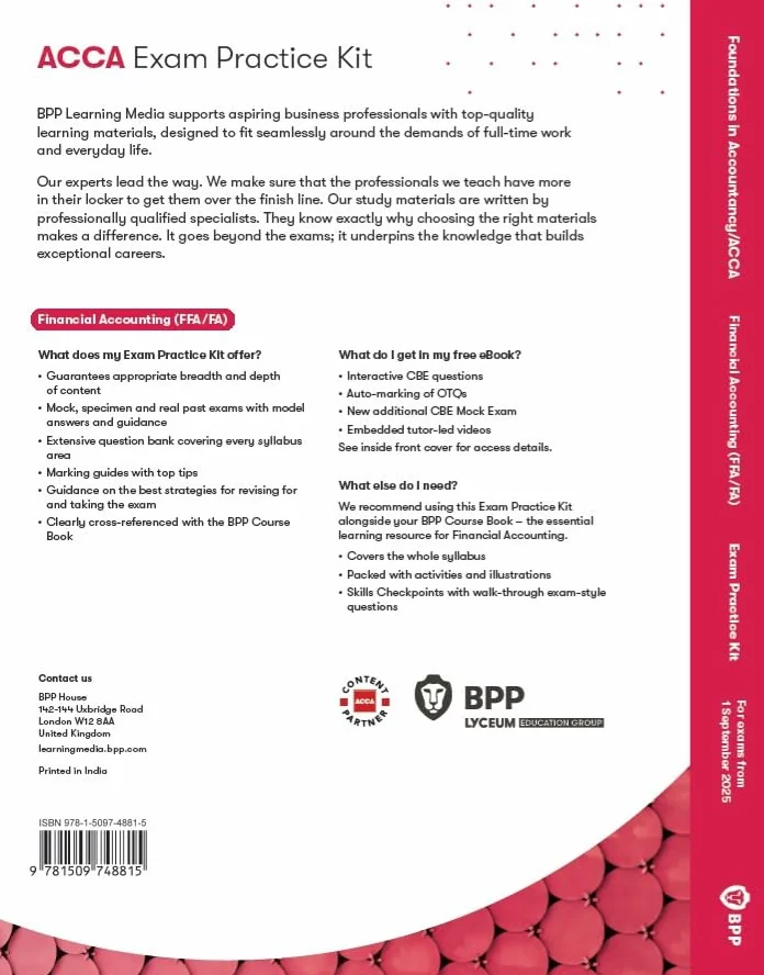 FIA Foundations of Financial Accounting FFA: Exam Practice Kit