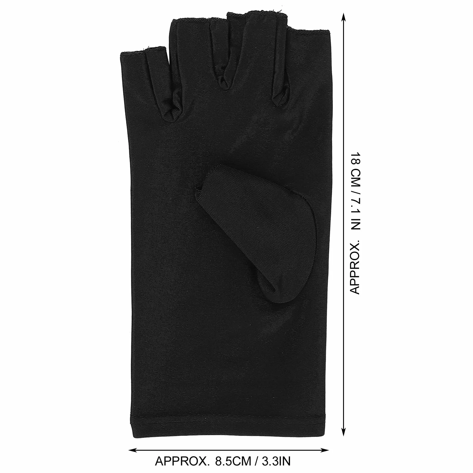 Paznokcie z Trwałego Włókna Bawełnianego (BLACK)