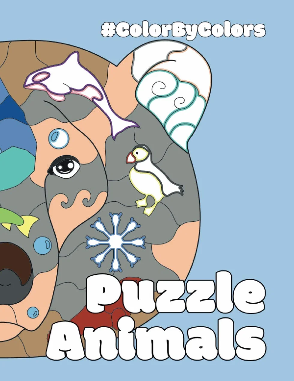 PUZZLE ANIMALS Color By Colors
