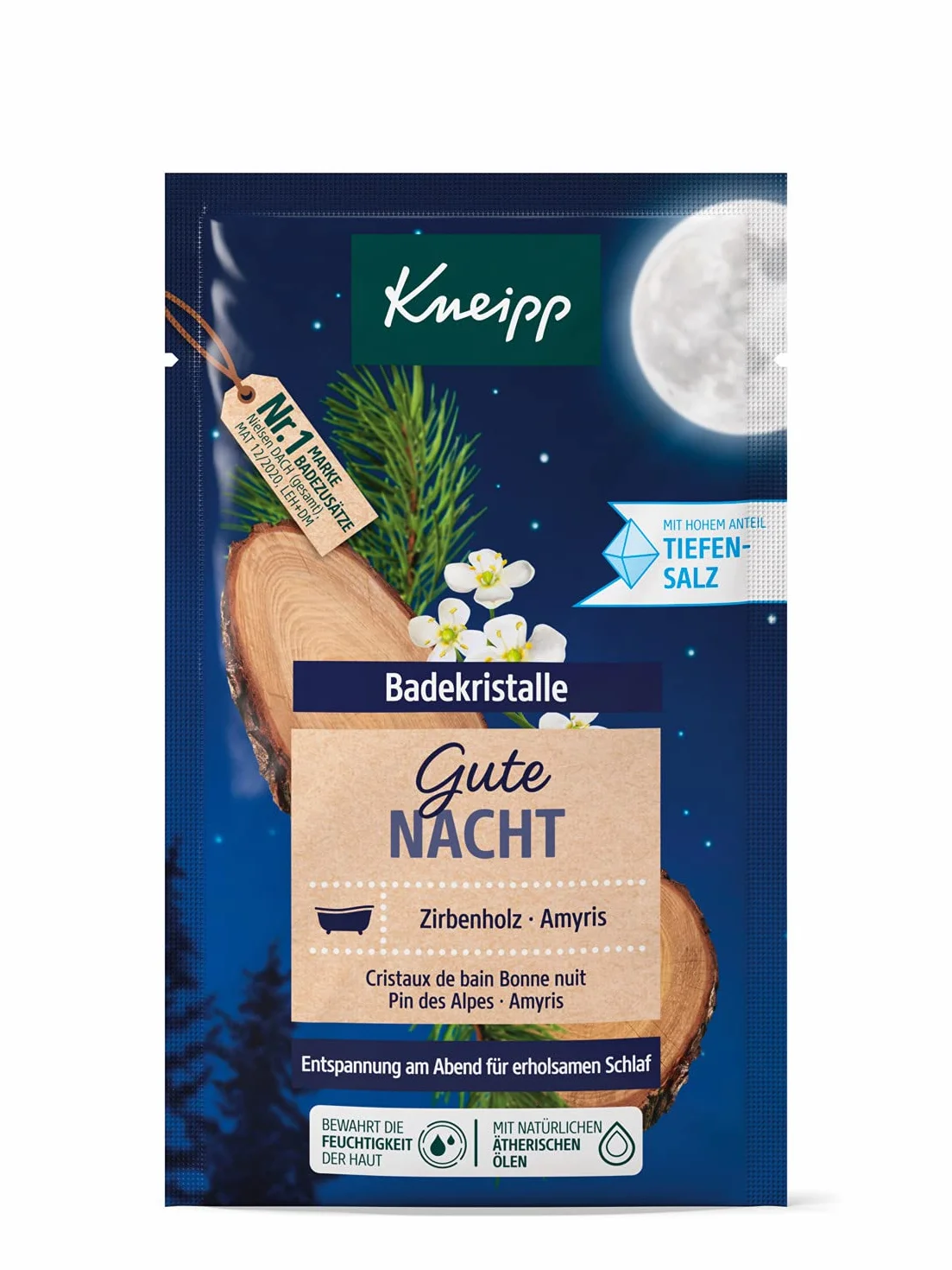Kneipp Gute Nacht Sól do Kąpieli, 60 g