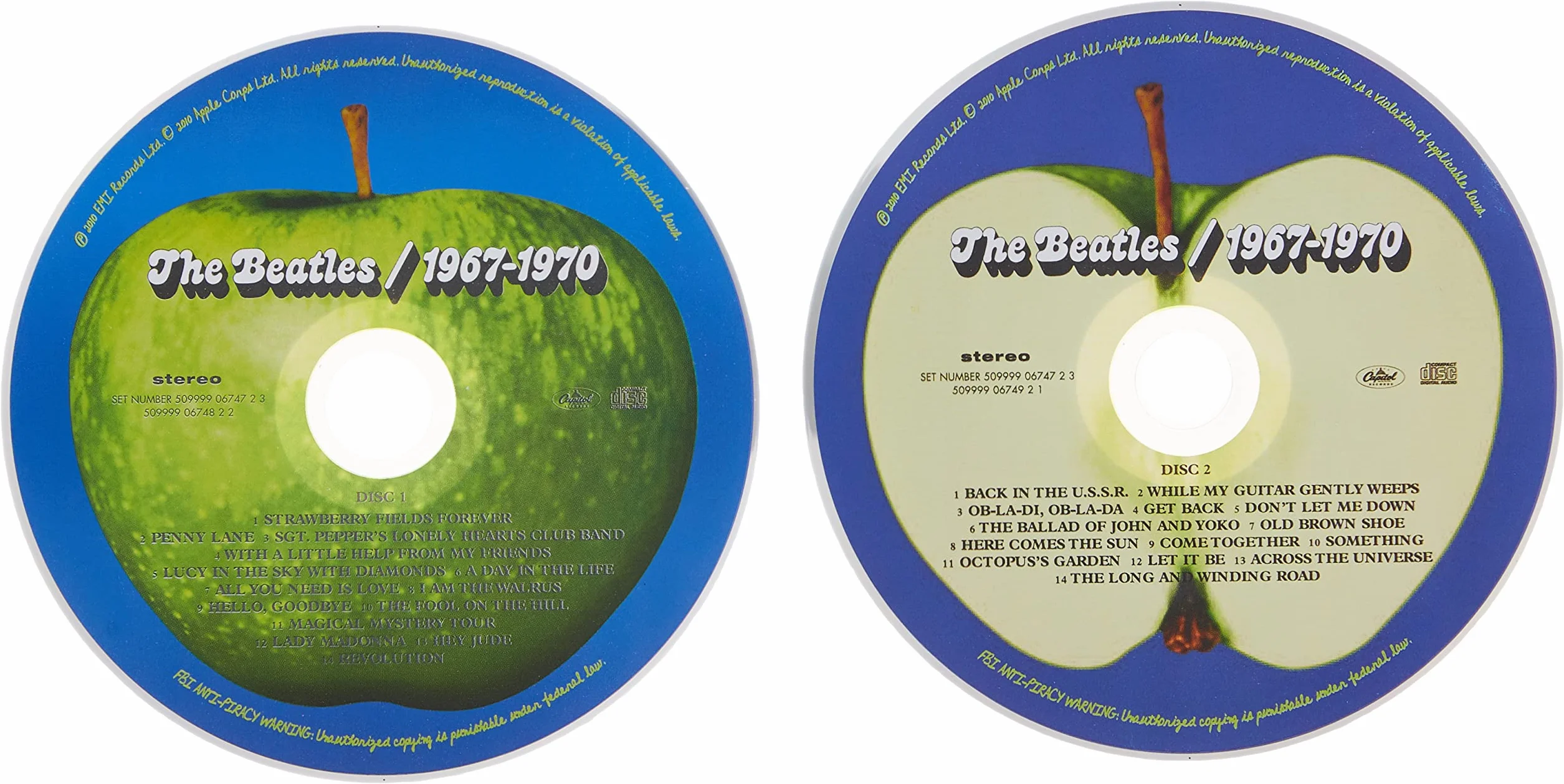 THE BEATLES 1967 - 1970