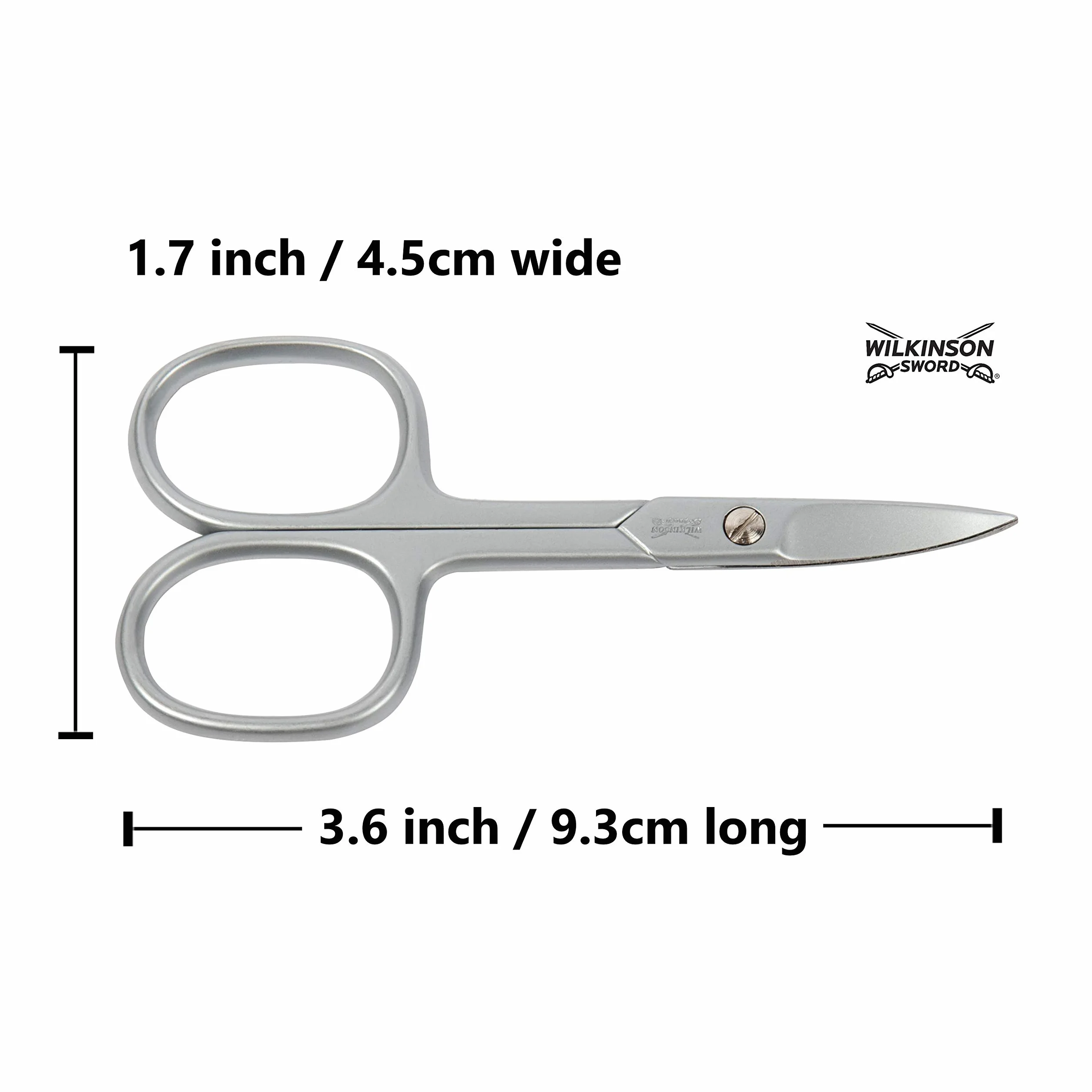 Wilkinson Sword Nożyczki do manicure nożyczki do paznokci w kolorze matowo-chromu, 1 szt