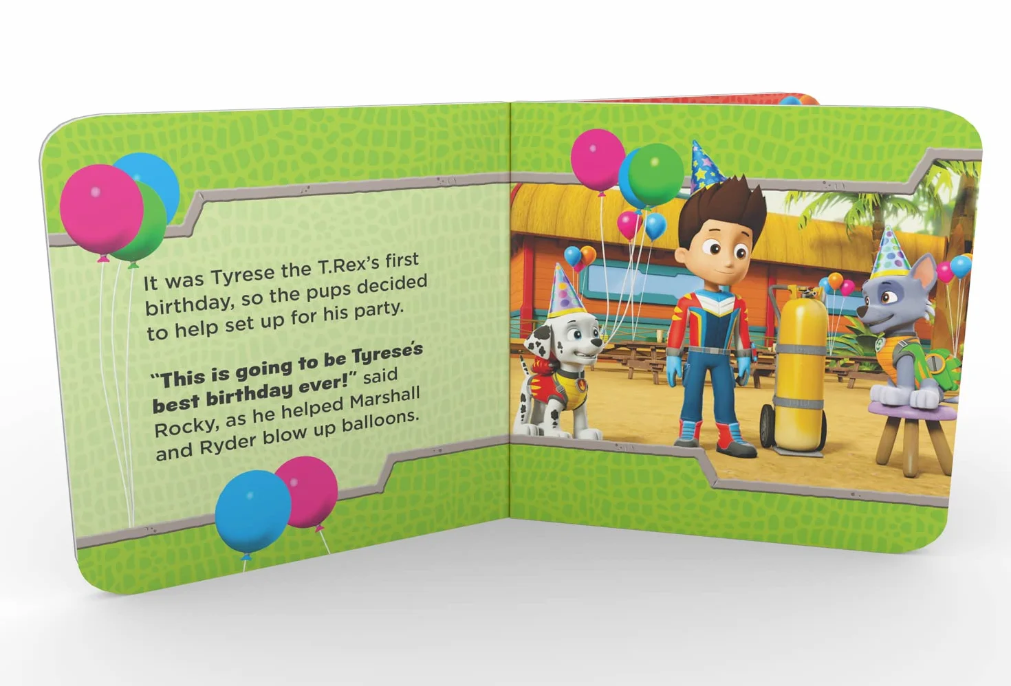 PAW Patrol Board Book – Dinosaur Birthday: The new dinosaur board book from the hit PAW Patrol Dino Rescue series!