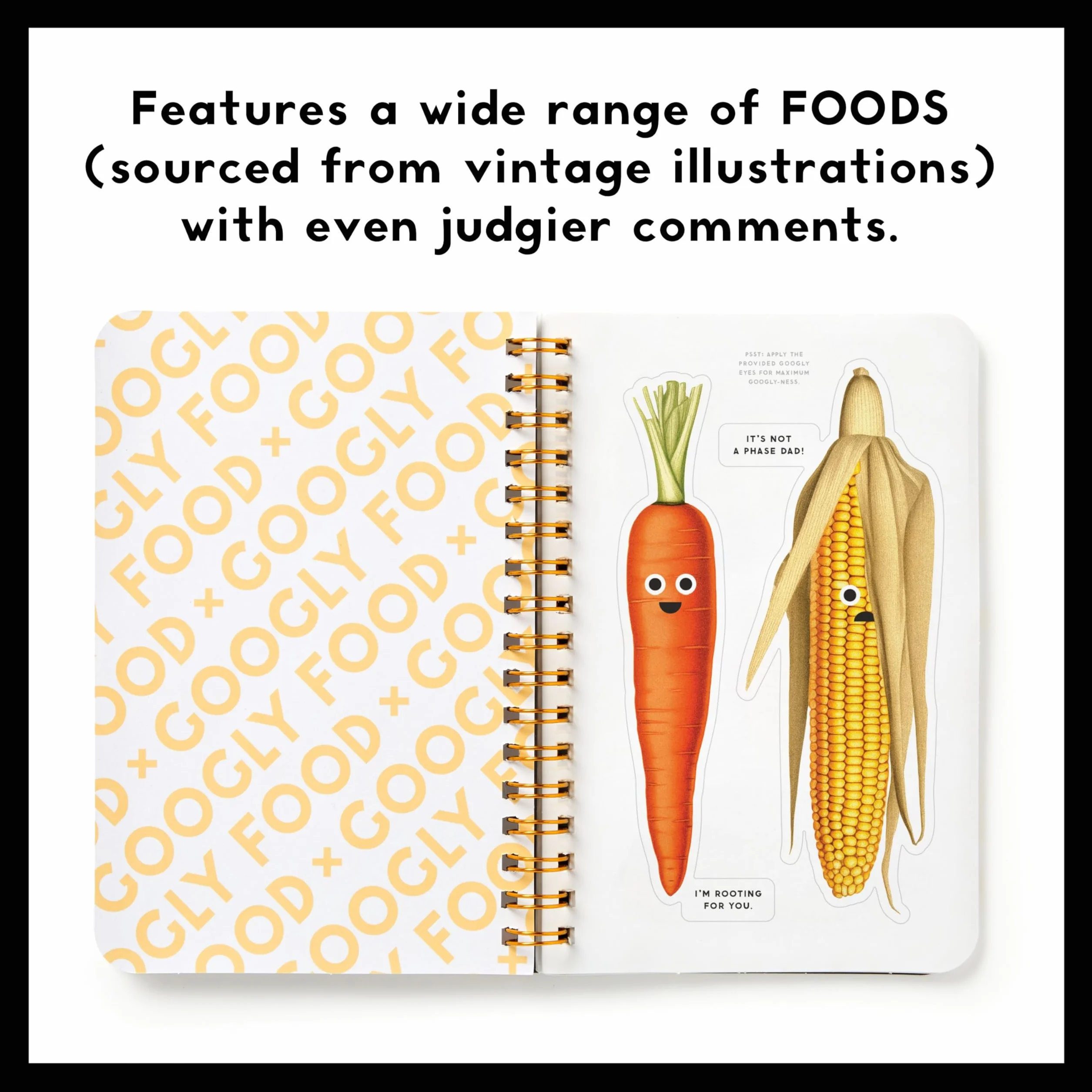 Googly Food Sticker Book