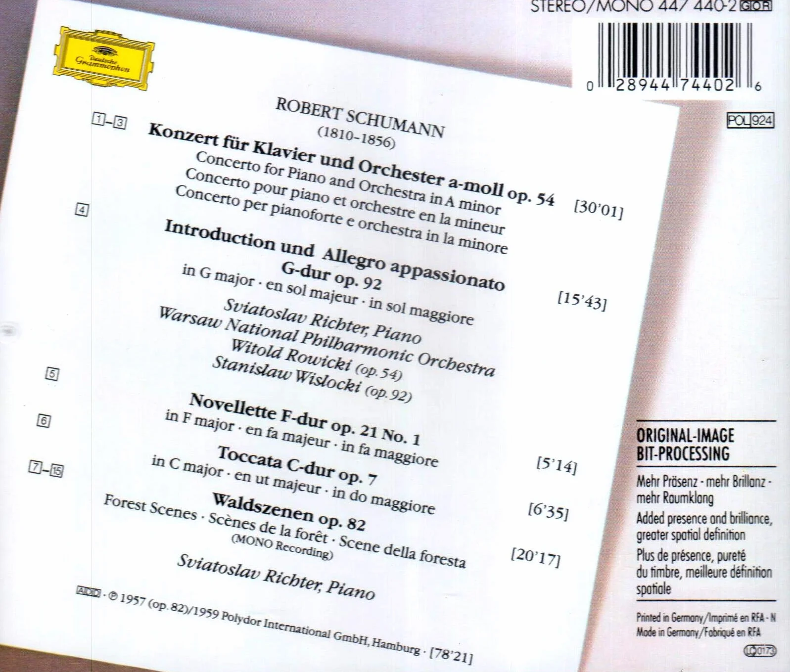 Sviatoslav Richter - Schumann