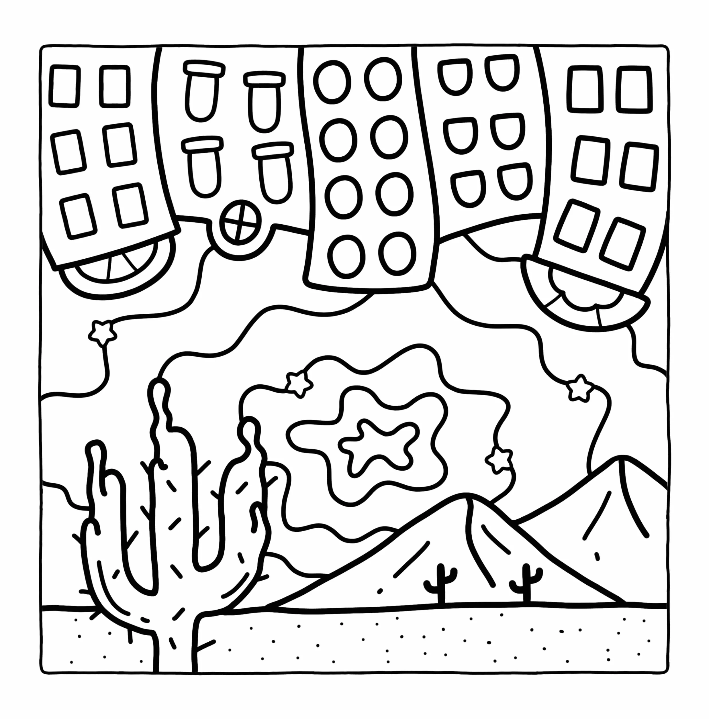 Trippy & Groovy: Psychedelic Coloring Book for Adults Featuring Mushrooms, Aliens, Magic Worlds and Illusions for Relaxation