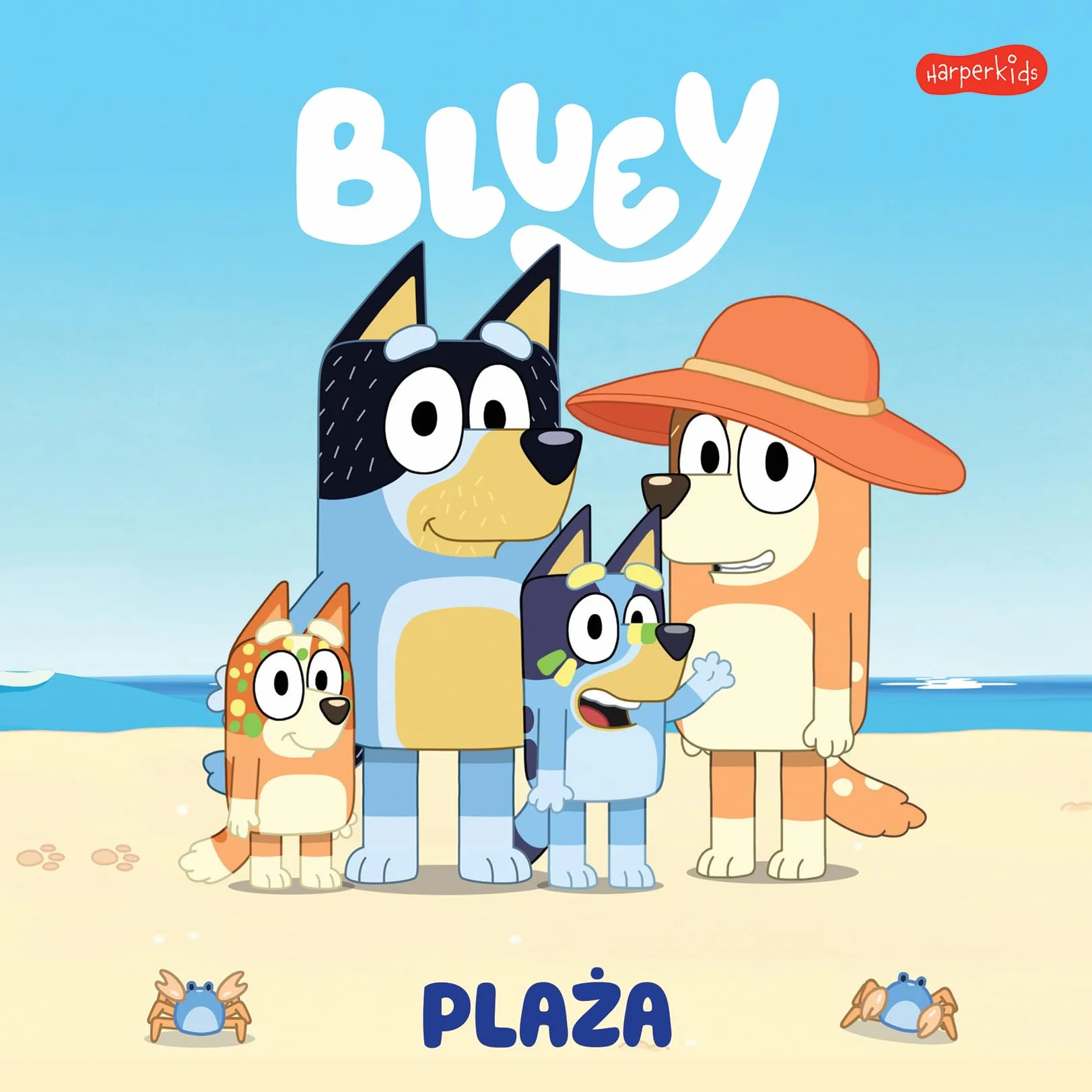 Bluey. Plaża. Moja czytanka