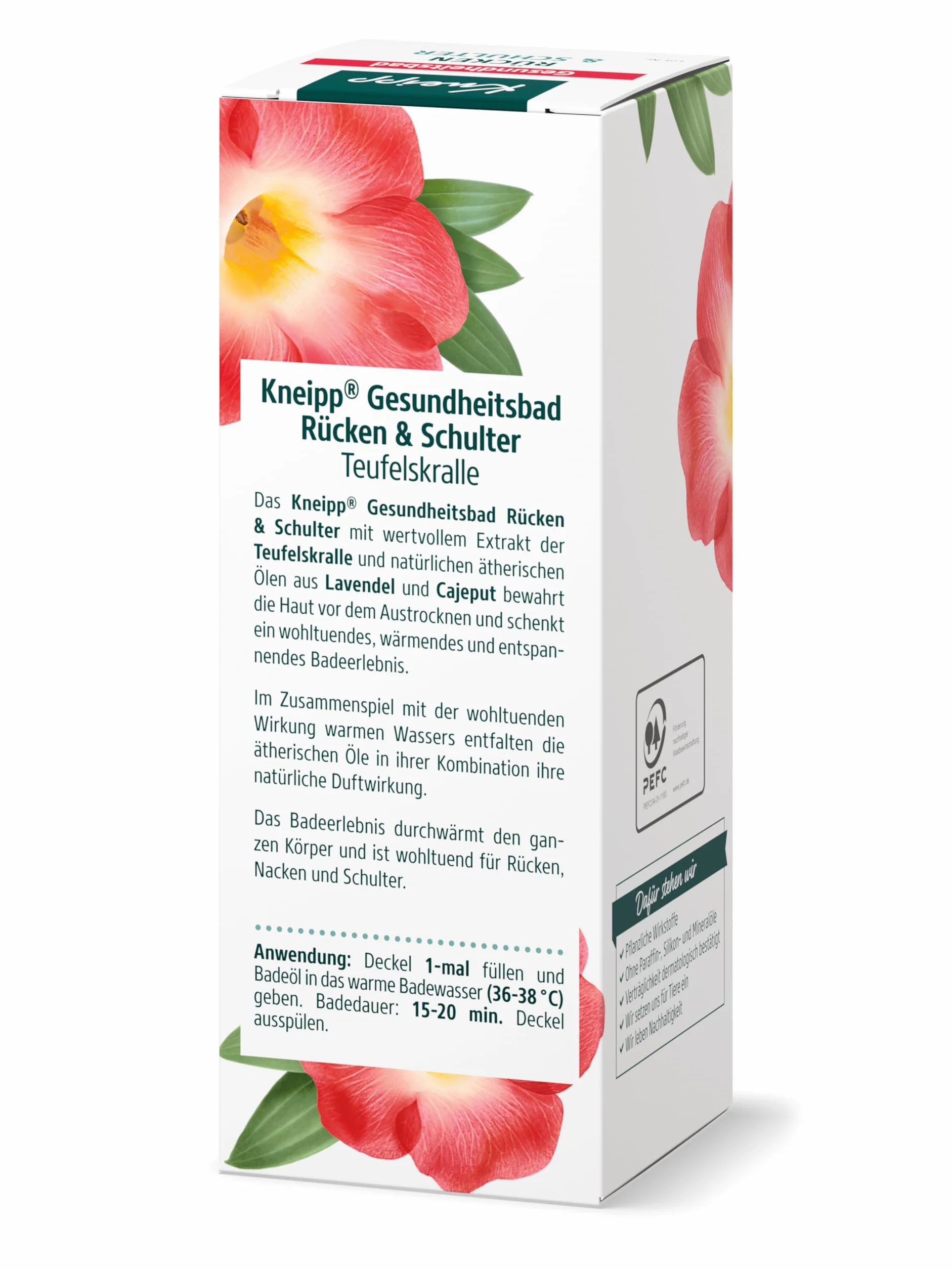 Kneipp Kąpiel zdrowotna na plecy i ramiona z ekstraktem z diabelskiego pazura 100 ml
